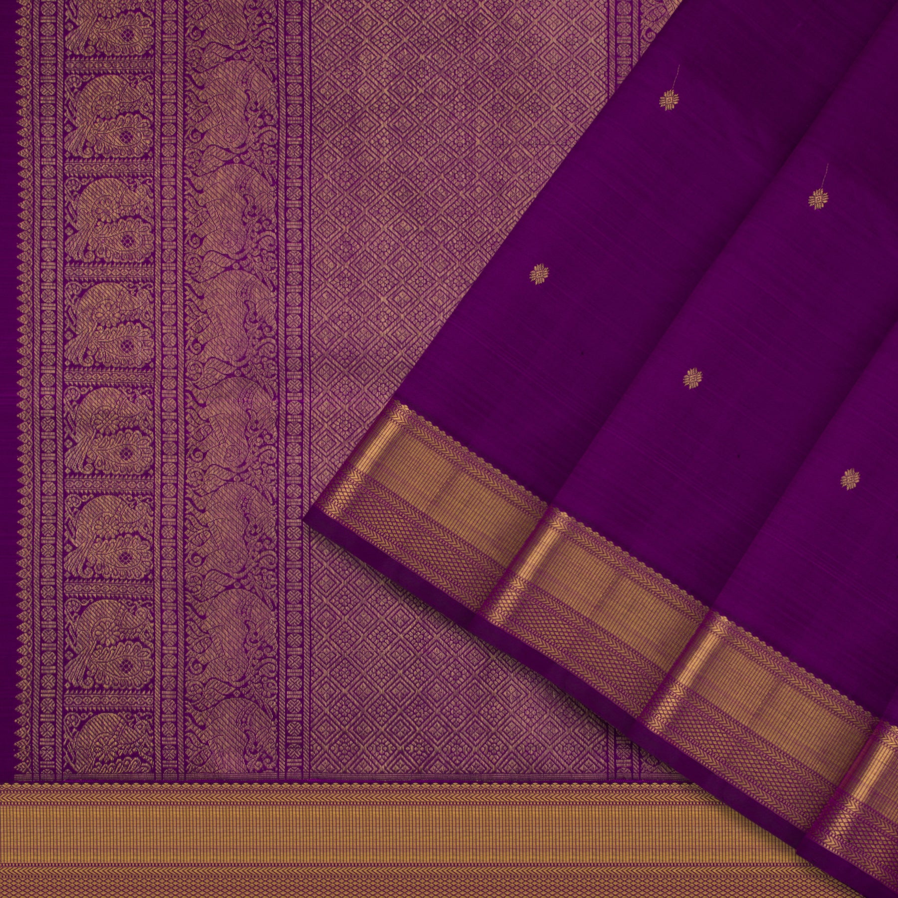 Kanakavalli Kanjivaram Silk Sari 23-599-HS001-02027 - Cover View