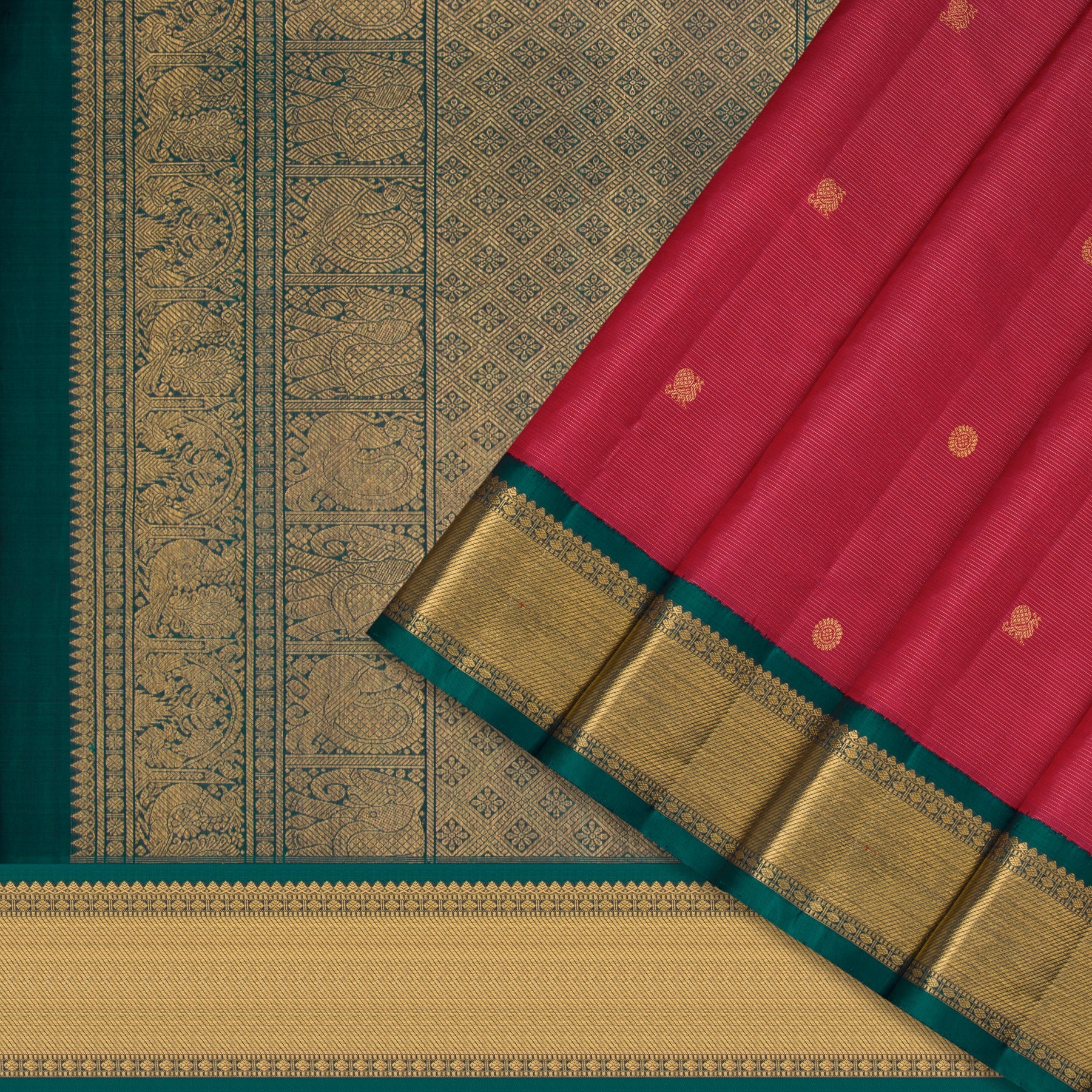 Kanakavalli Kanjivaram Silk Sari 23-599-HS001-02064 - Cover View
