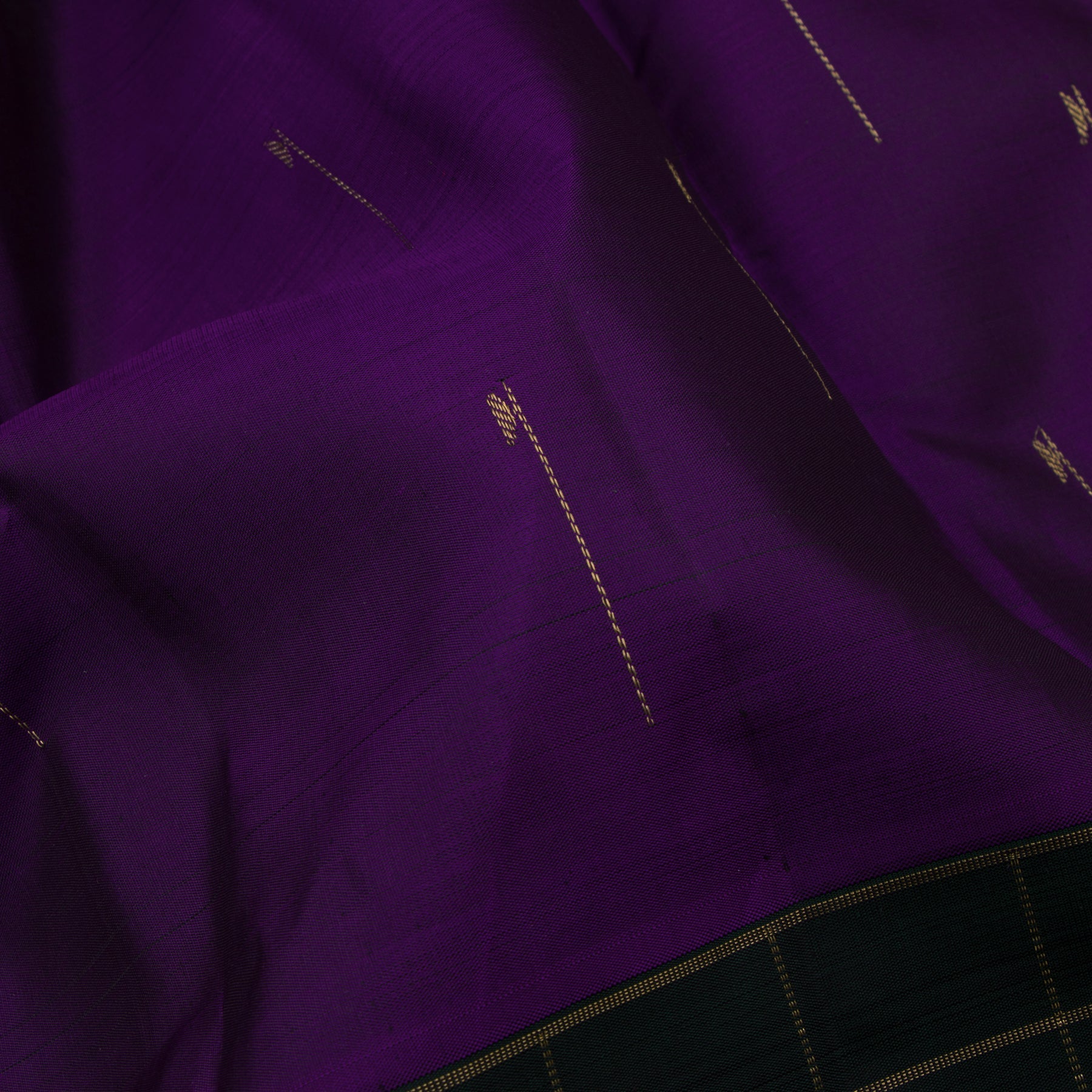 Kanakavalli Kanjivaram Silk Sari 23-599-HS001-02805 - Fabric View