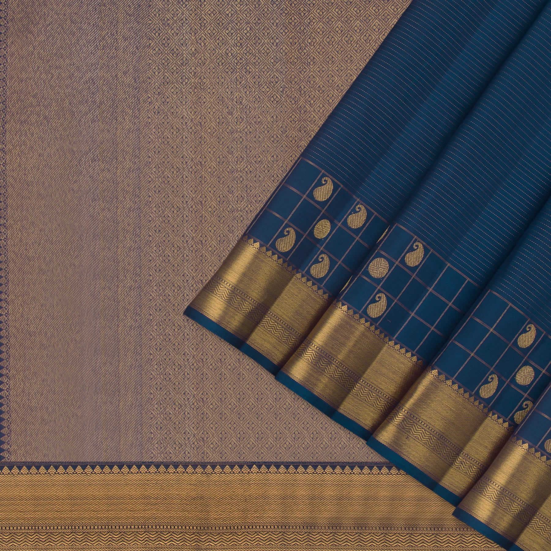 Kanakavalli Kanjivaram Silk Sari 23-599-HS001-03111 - Cover View