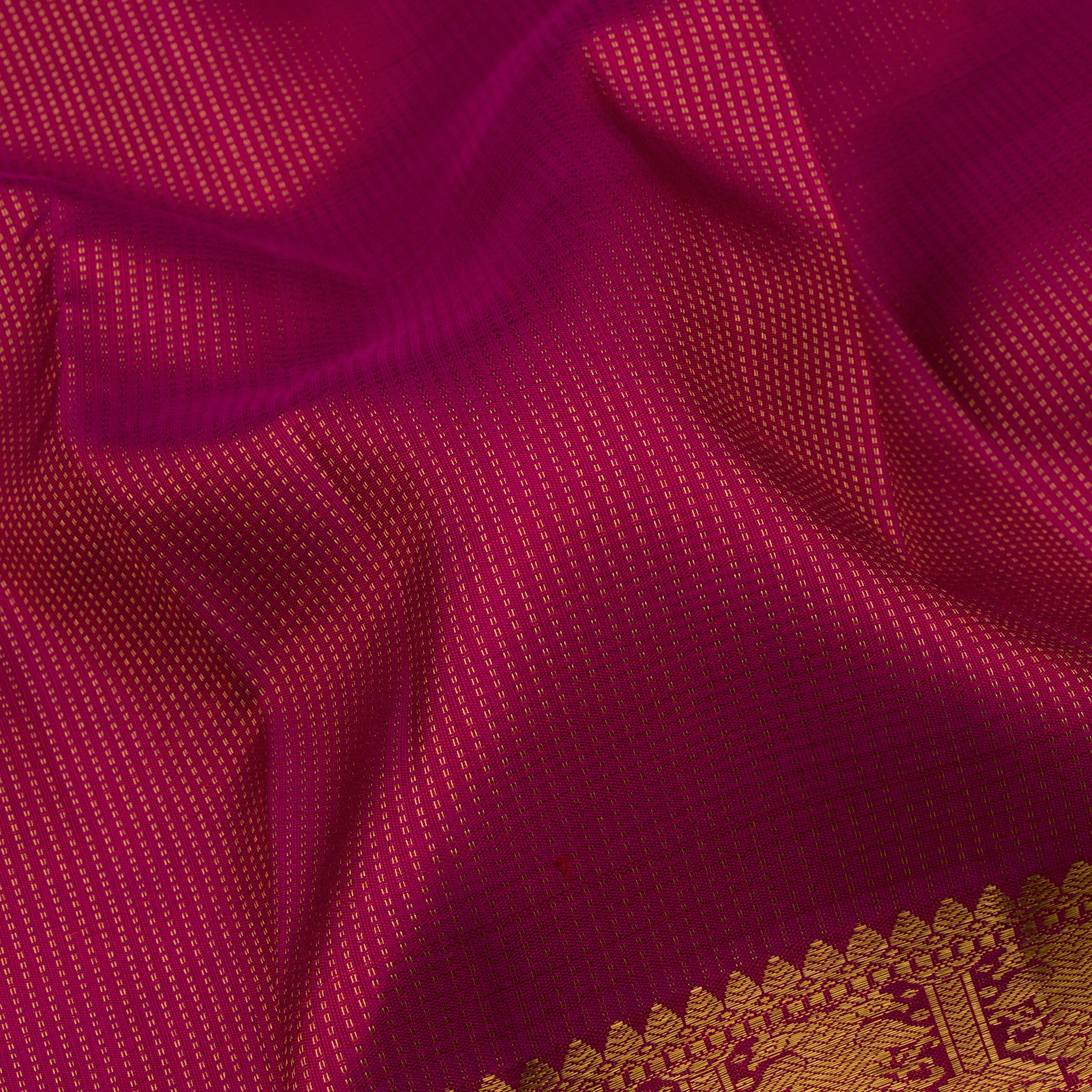 Kanakavalli Kanjivaram Silk Sari 23-599-HS001-03117 - Fabric View