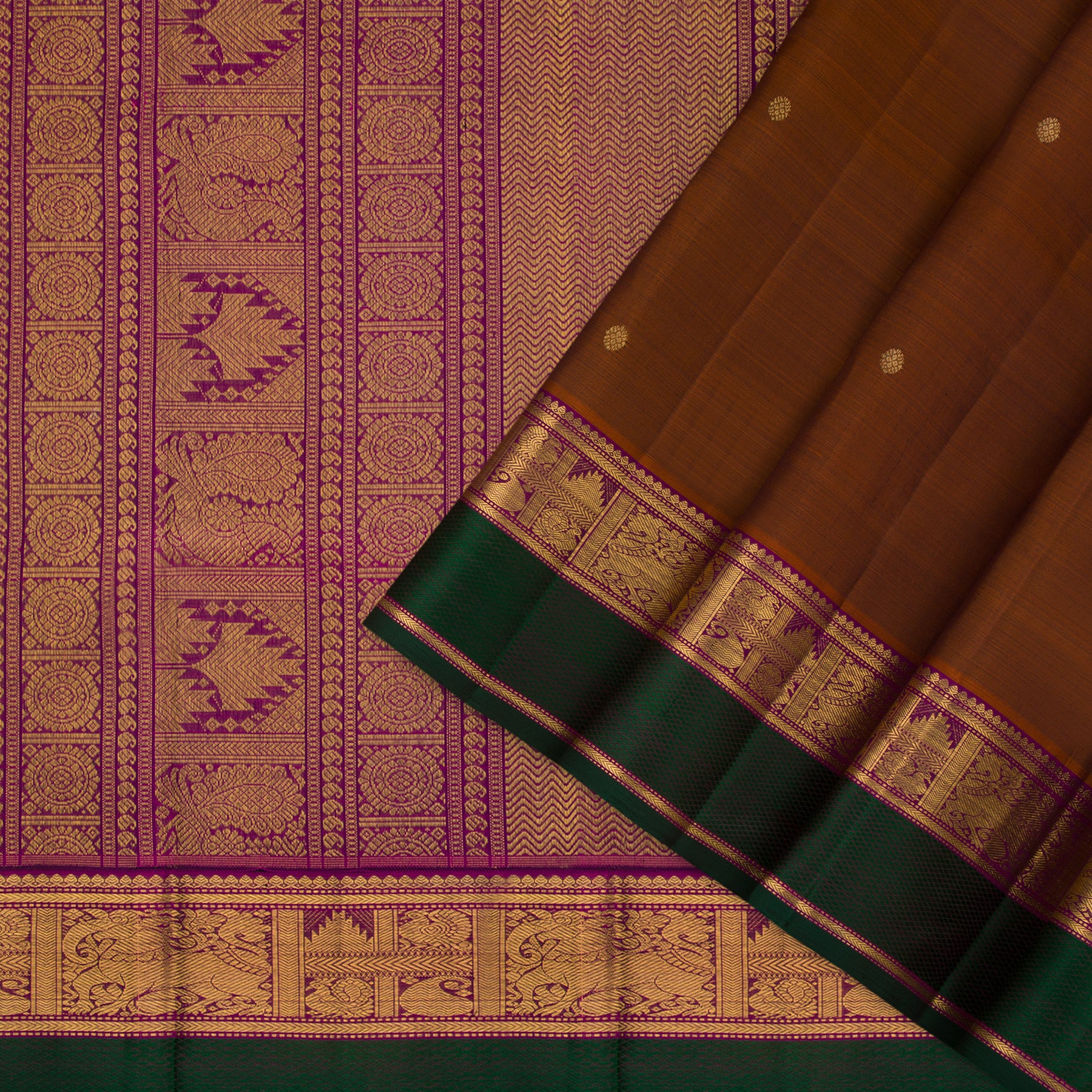 Kanakavalli Kanjivaram Silk Sari 23-599-HS001-03153 - Cover View