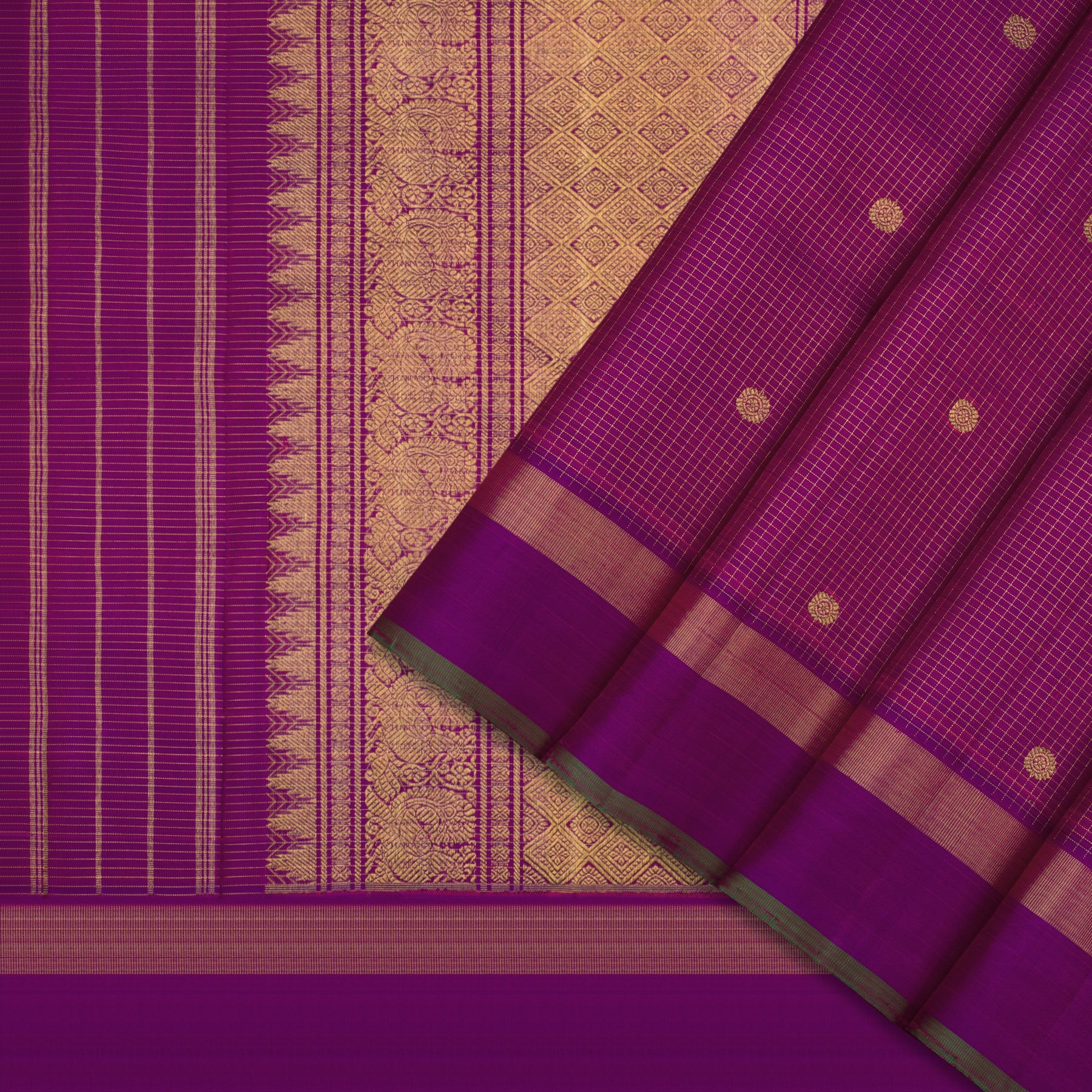 Kanakavalli Kanjivaram Silk Sari 23-599-HS001-03158 - Cover View