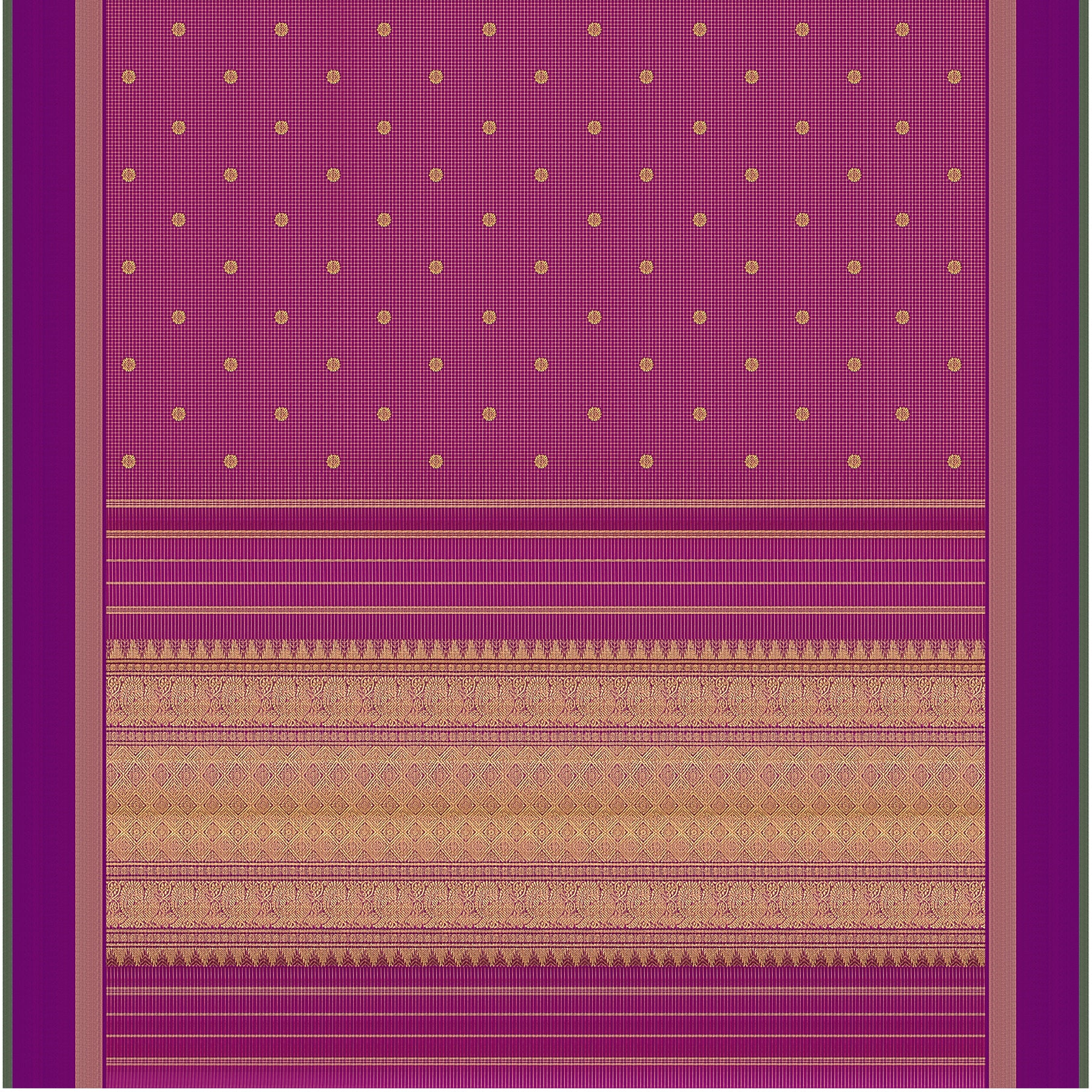 Kanakavalli Kanjivaram Silk Sari 23-599-HS001-03158 - Full View