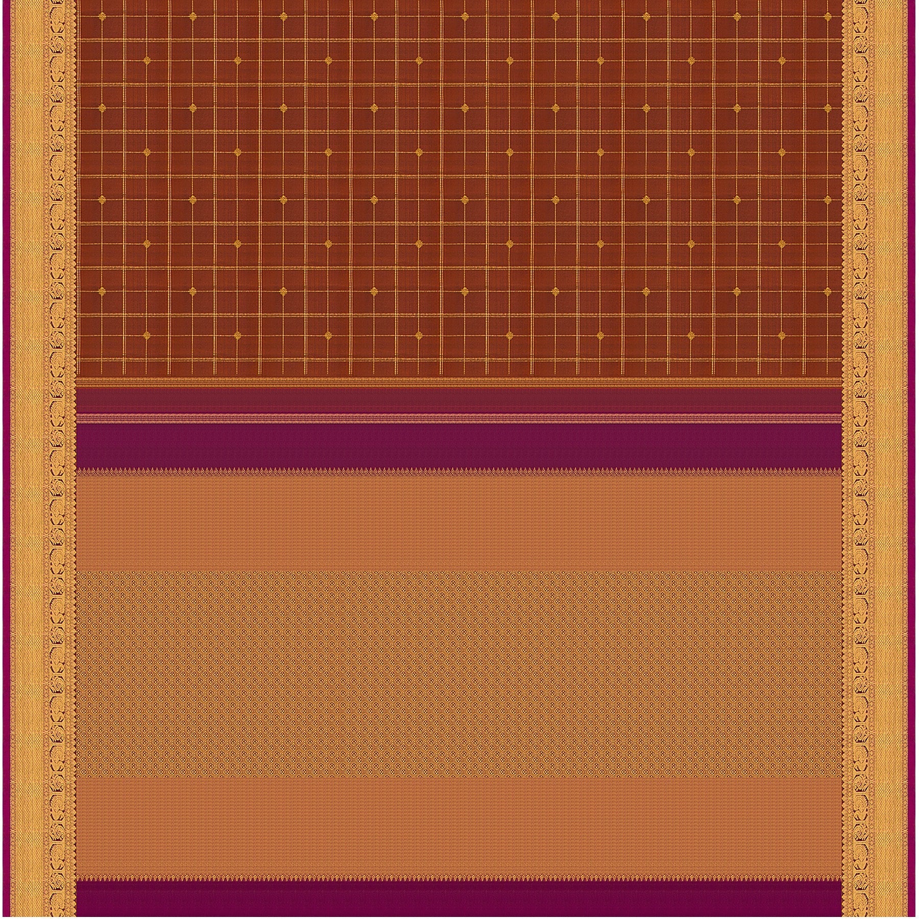 Kanakavalli Kanjivaram Silk Sari 23-599-HS001-03165 - Full View