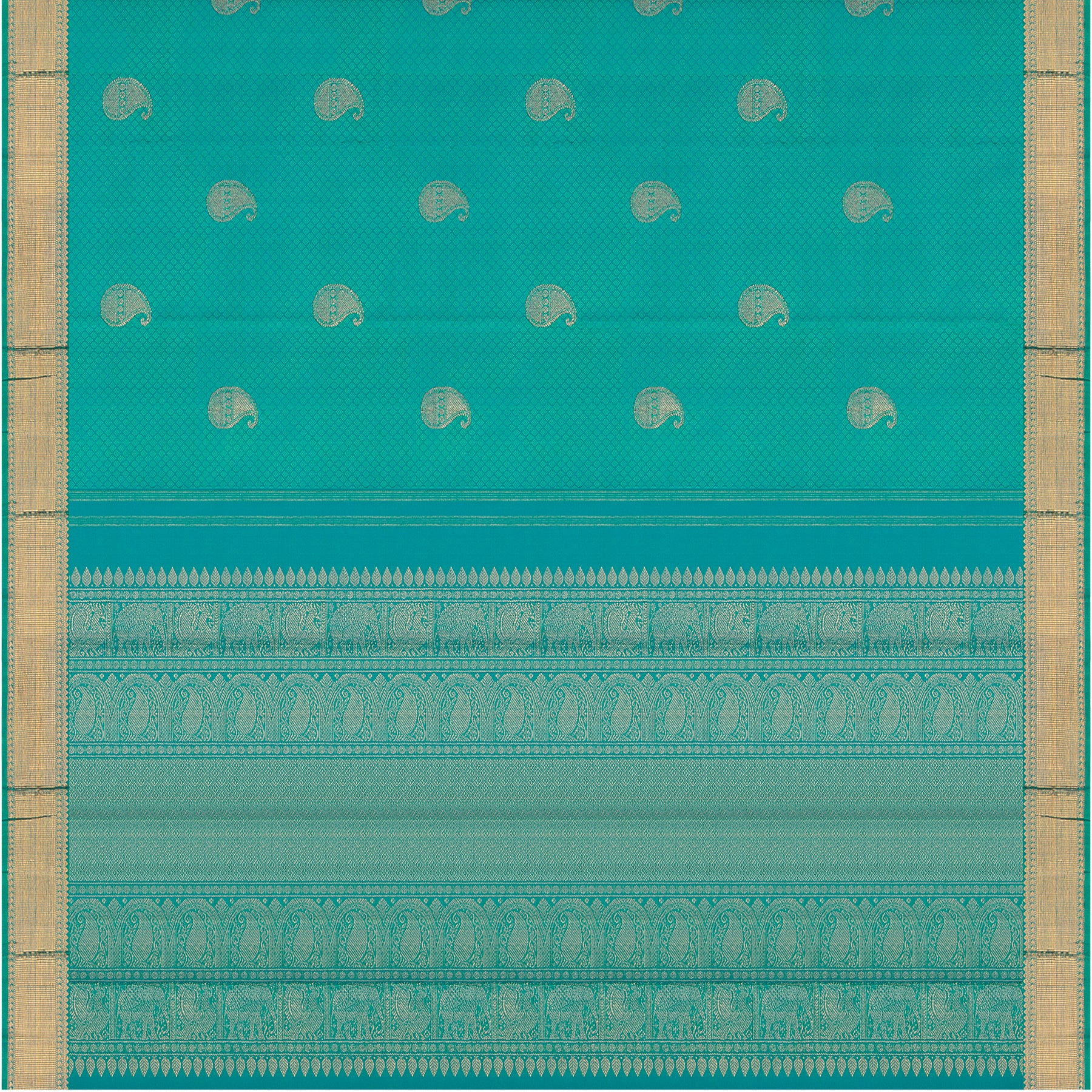 Kanakavalli Kanjivaram Silk Sari 23-599-HS001-03167 - Full View