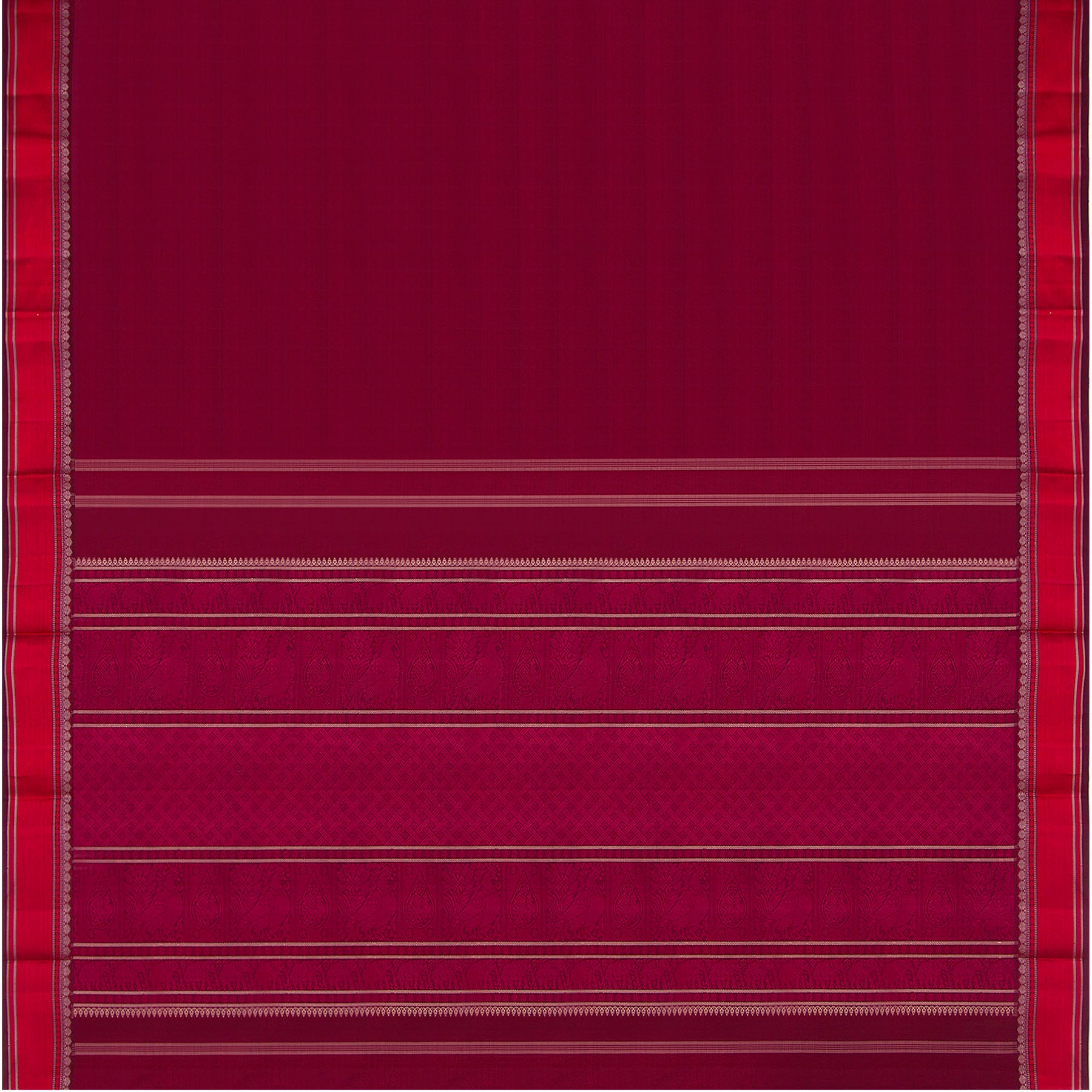 Kanakavalli Kanjivaram Silk Sari 23-599-HS001-03169 - Full View