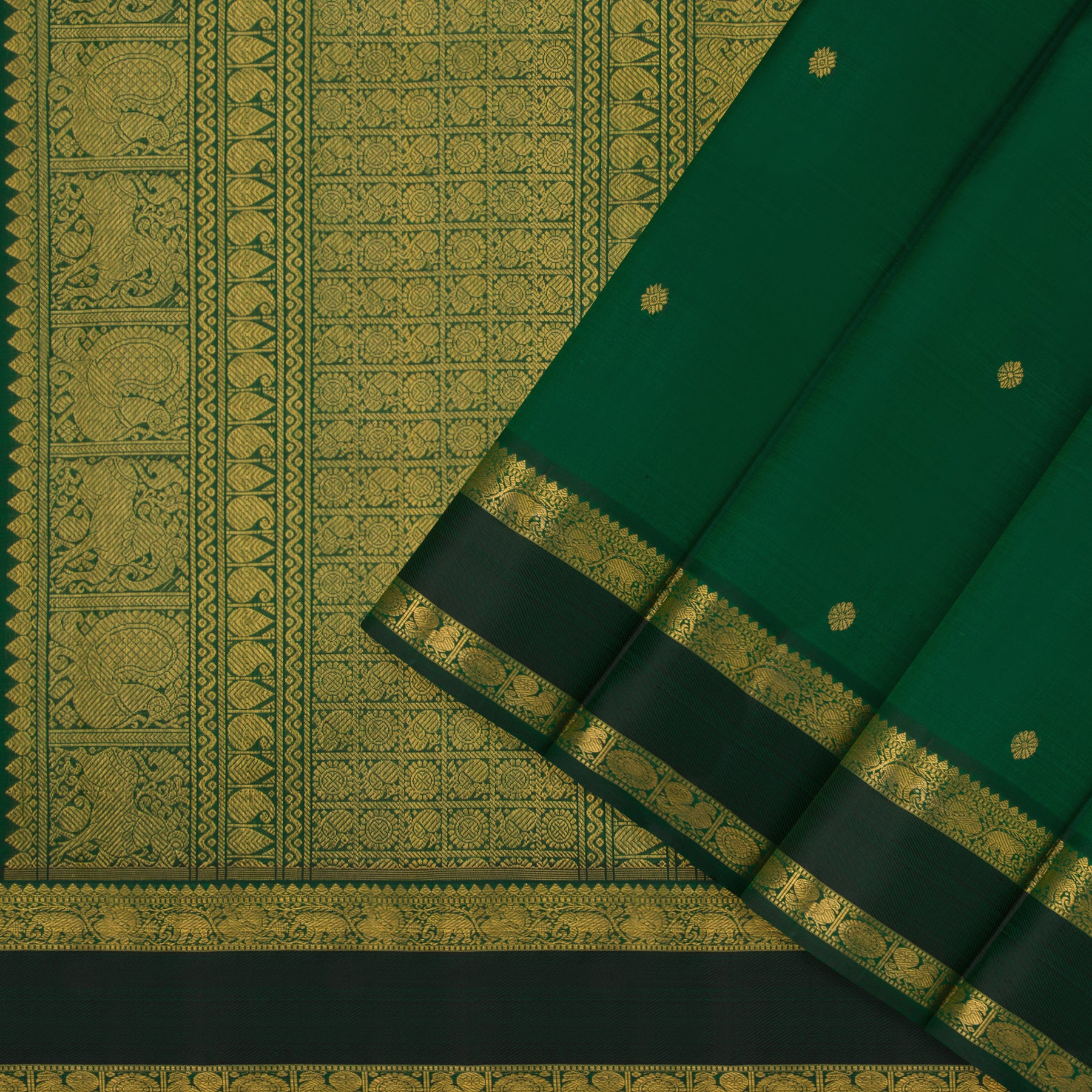 Kanakavalli Kanjivaram Silk Sari 23-599-HS001-03192 - Cover View