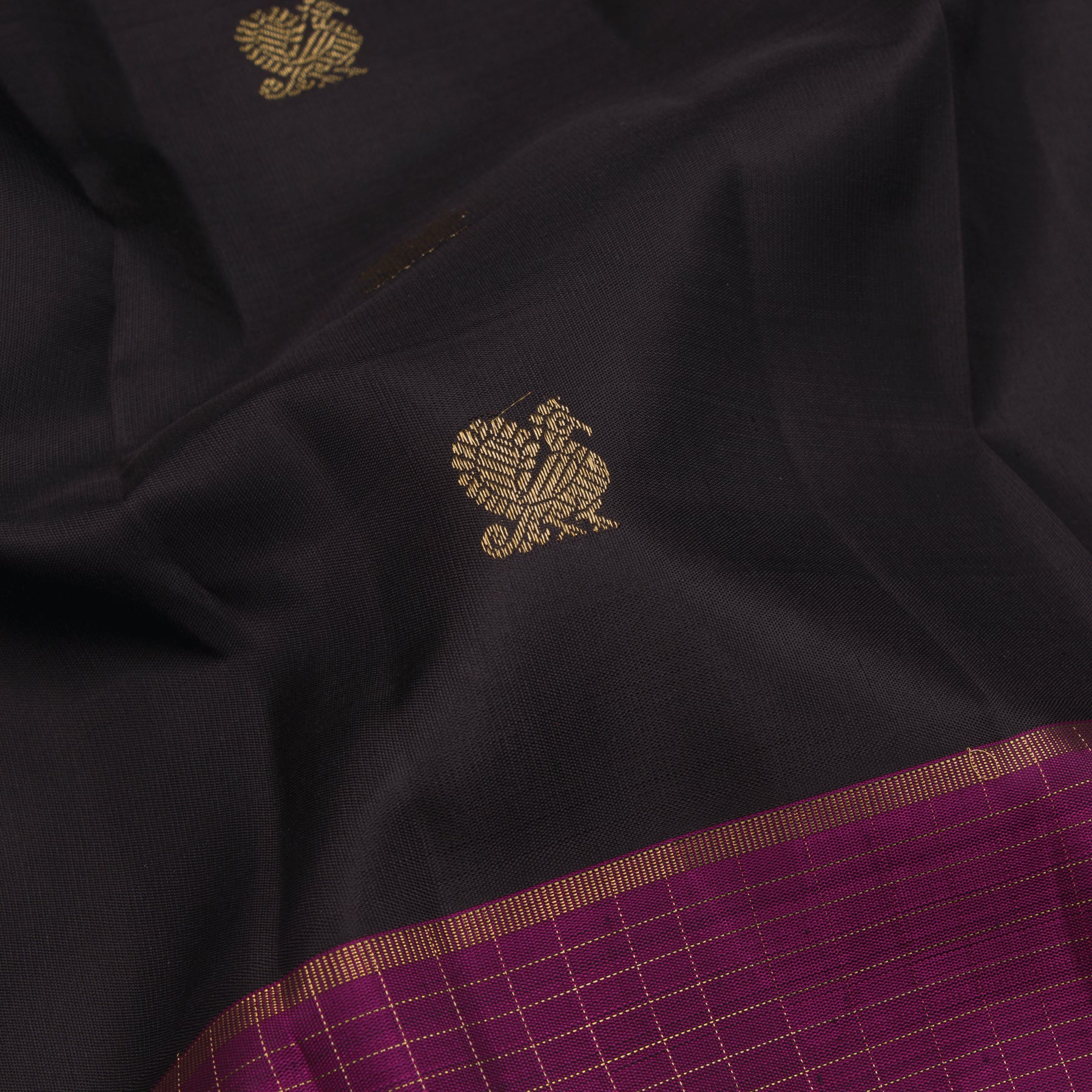 Kanakavalli Kanjivaram Silk Sari 23-599-HS001-03992 - Fabric View
