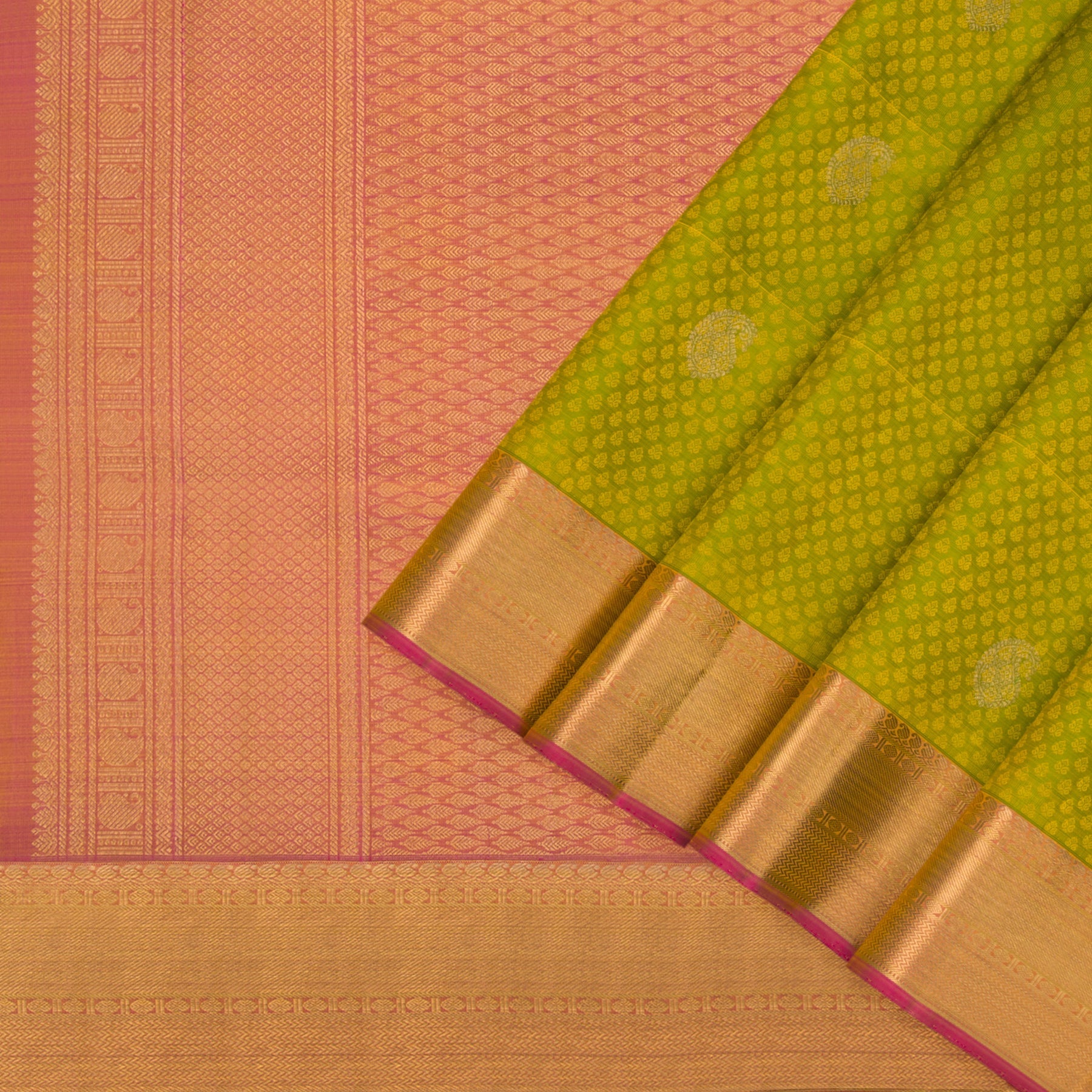 Kanakavalli Kanjivaram Silk Sari 23-599-HS001-04074 - Cover View