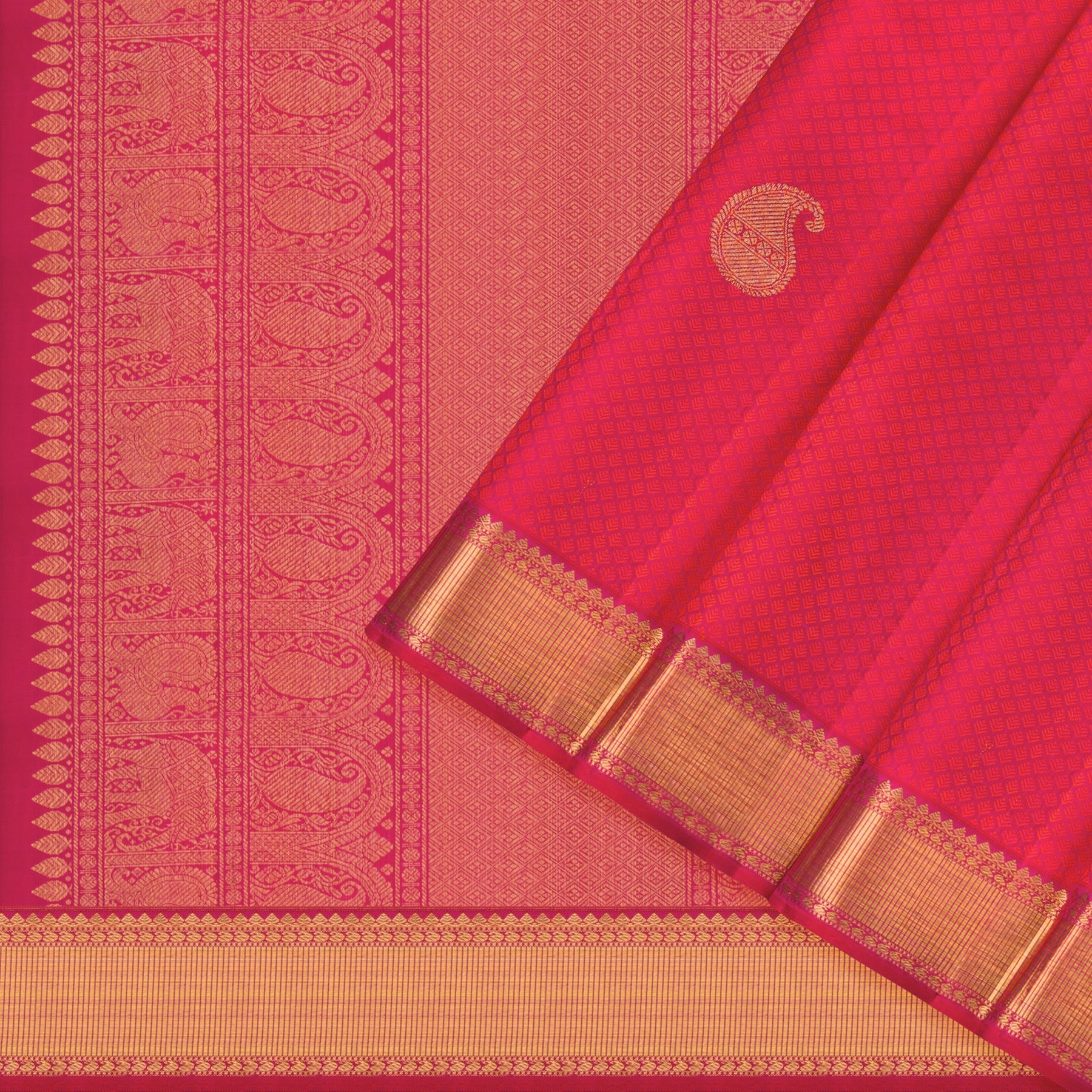 Kanakavalli Kanjivaram Silk Sari 23-599-HS001-04080 - Cover View