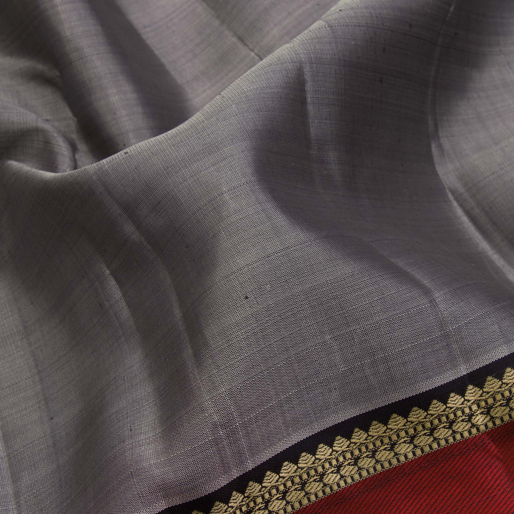 Kanakavalli Kanjivaram Silk Sari 23-599-HS001-04084 - Fabric View