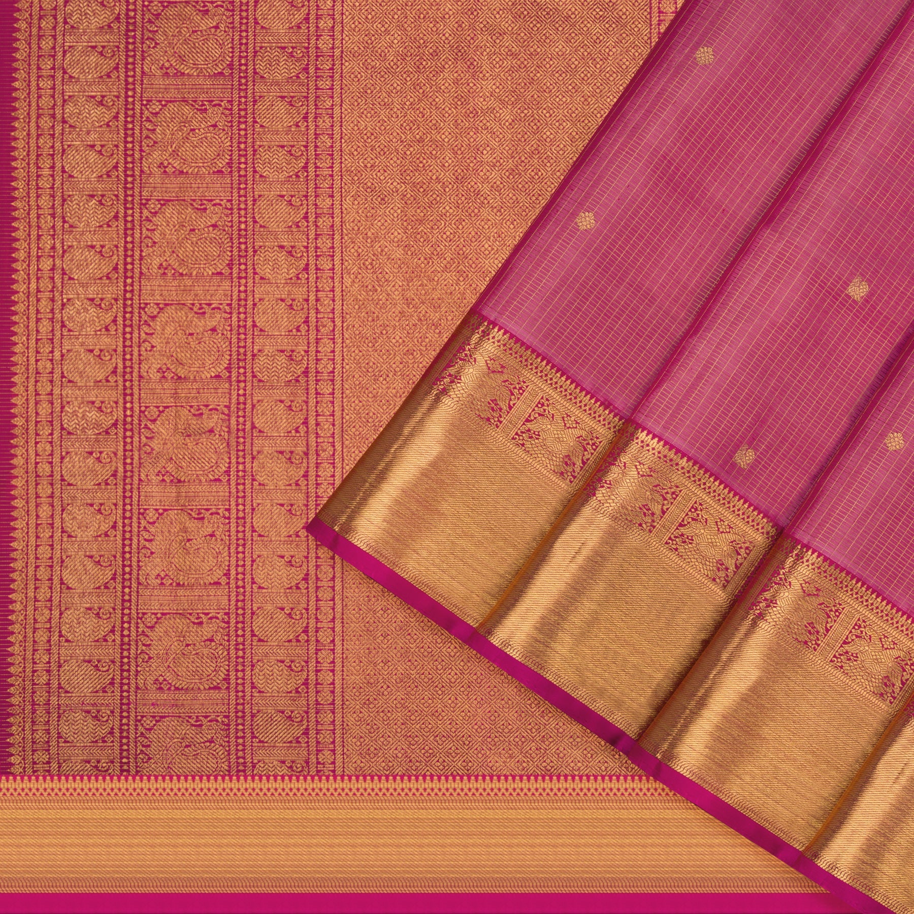 Kanakavalli Kanjivaram Silk Sari 23-599-HS001-04092 - Cover View