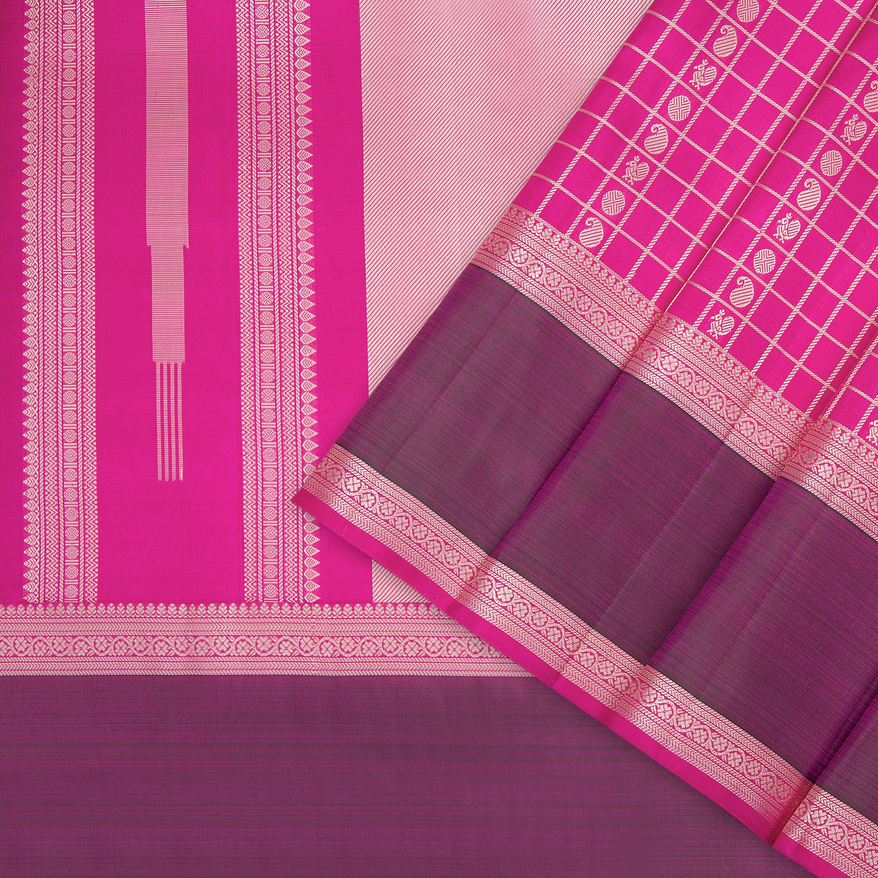 Kanakavalli Kanjivaram Silk Sari 23-599-HS001-04095 - Cover View