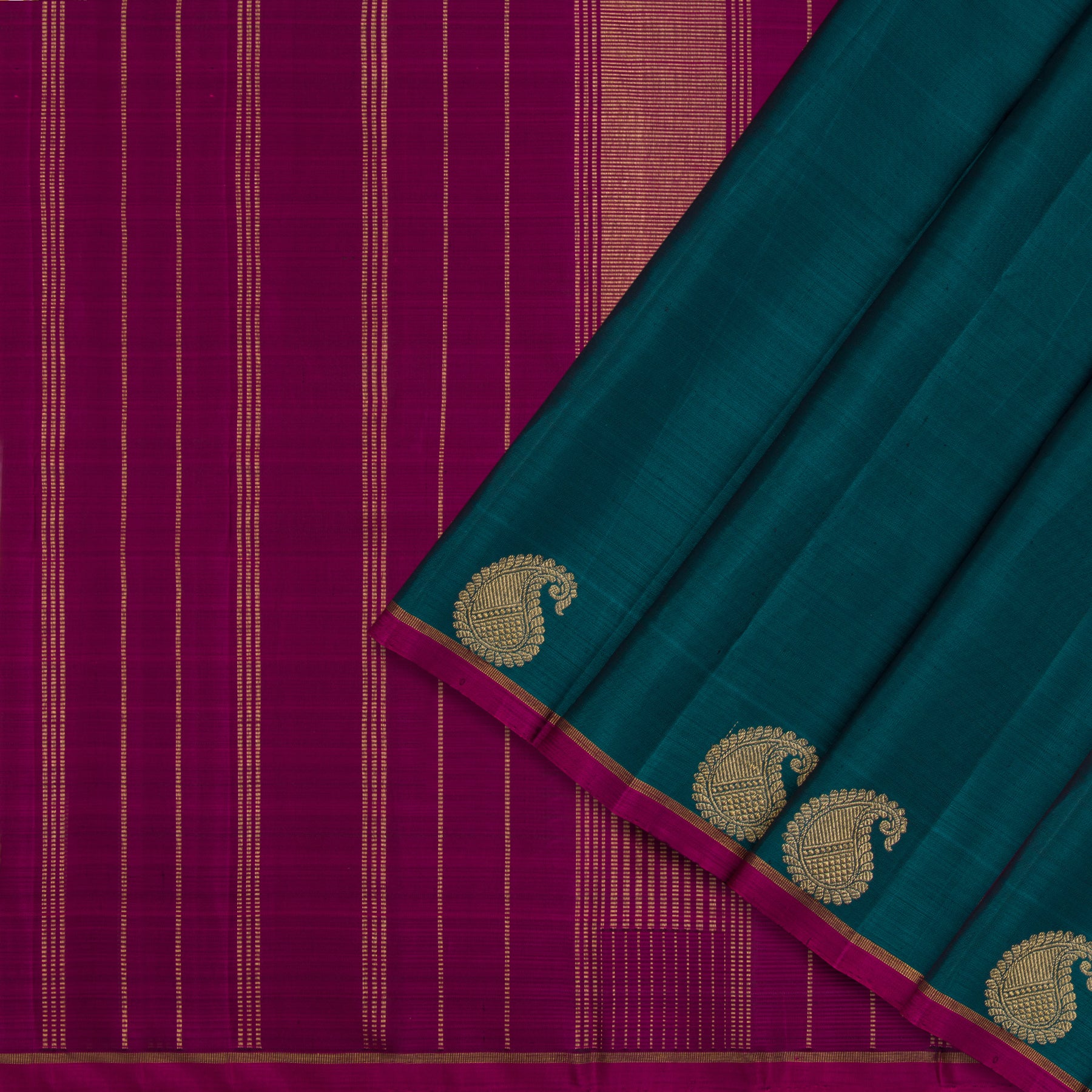 Kanakavalli Kanjivaram Silk Sari 23-599-HS001-05177 - Cover View
