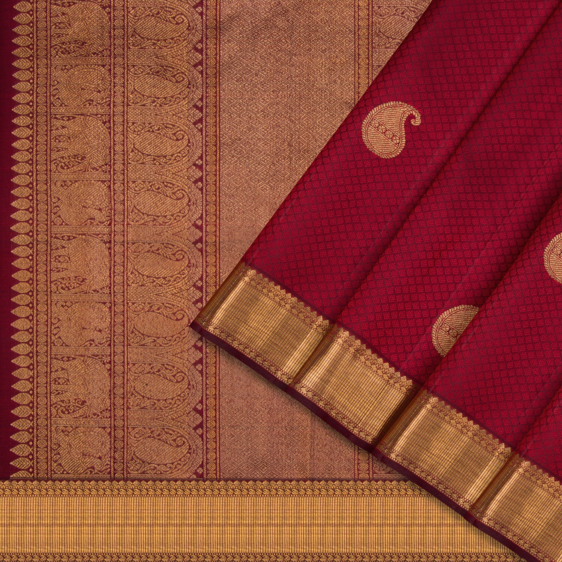 Kanakavalli Kanjivaram Silk Sari 23-599-HS001-05262 - Cover View