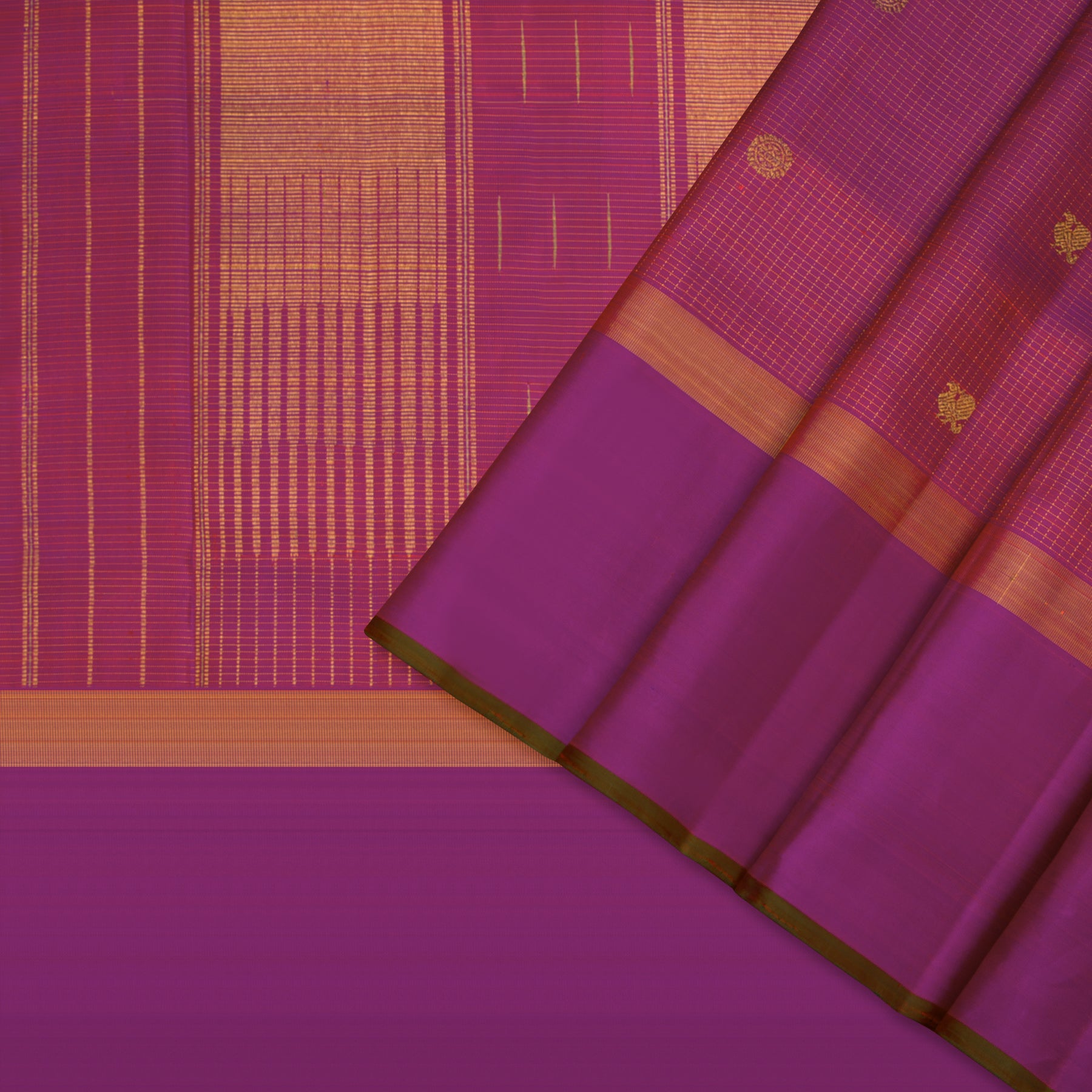 Kanakavalli Kanjivaram Silk Sari 23-599-HS001-05272 - Cover View