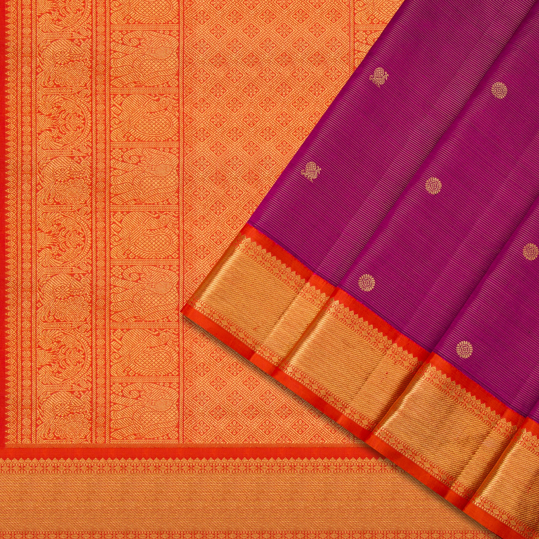 Kanakavalli Kanjivaram Silk Sari 23-599-HS001-06820 - Cover View