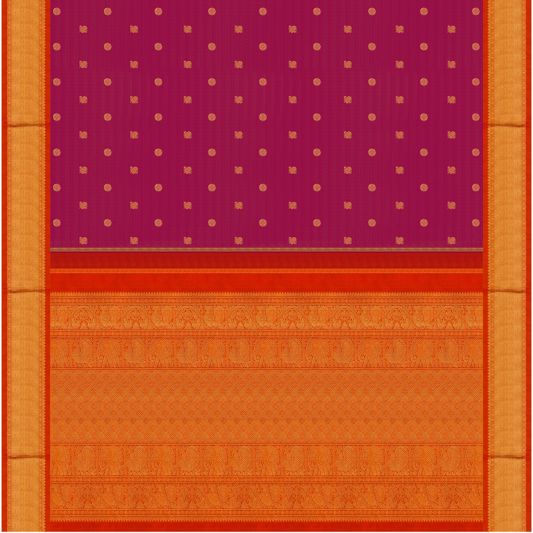 Kanakavalli Kanjivaram Silk Sari 23-599-HS001-06820 - Full View