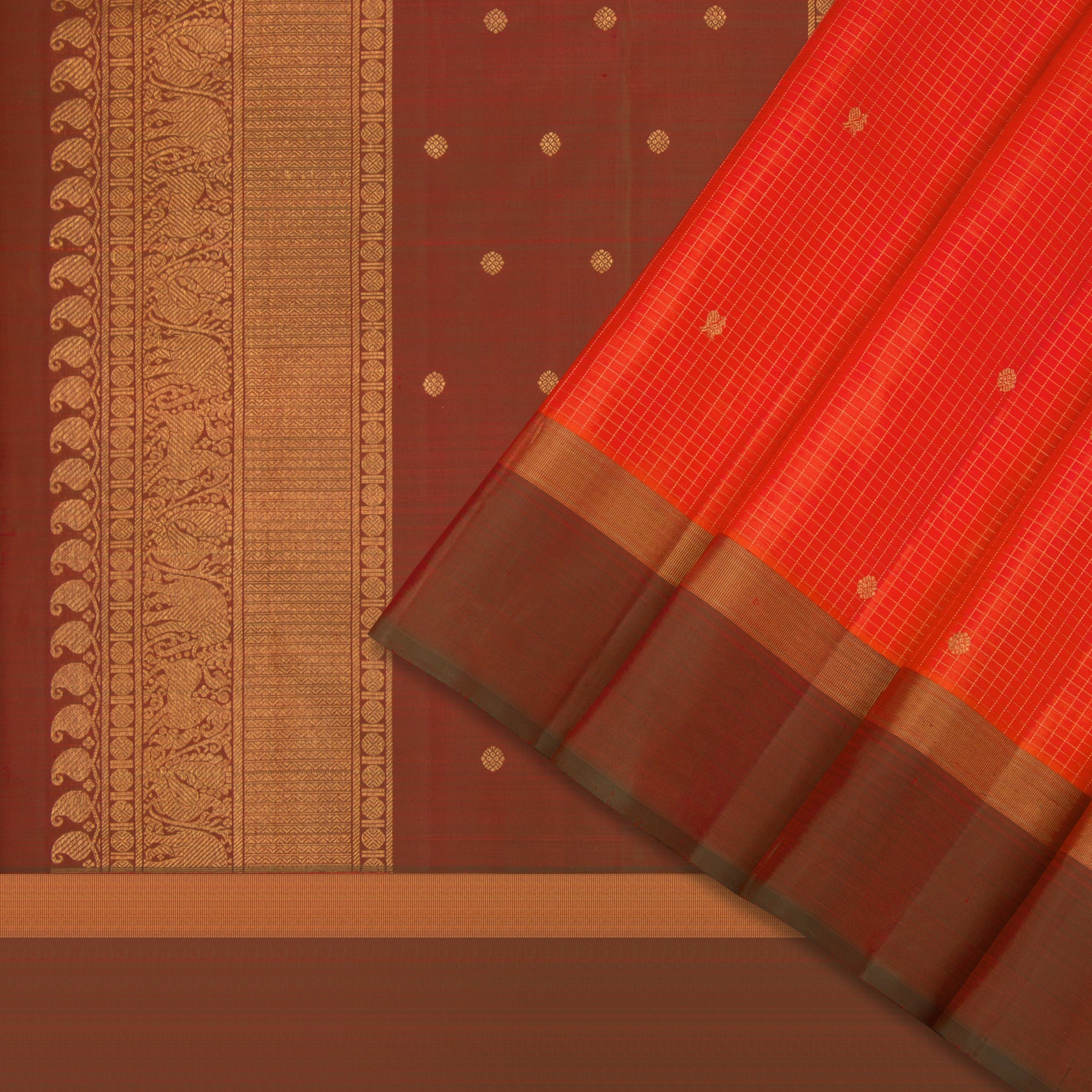 Kanakavalli Kanjivaram Silk Sari 23-599-HS001-06827 - Cover View