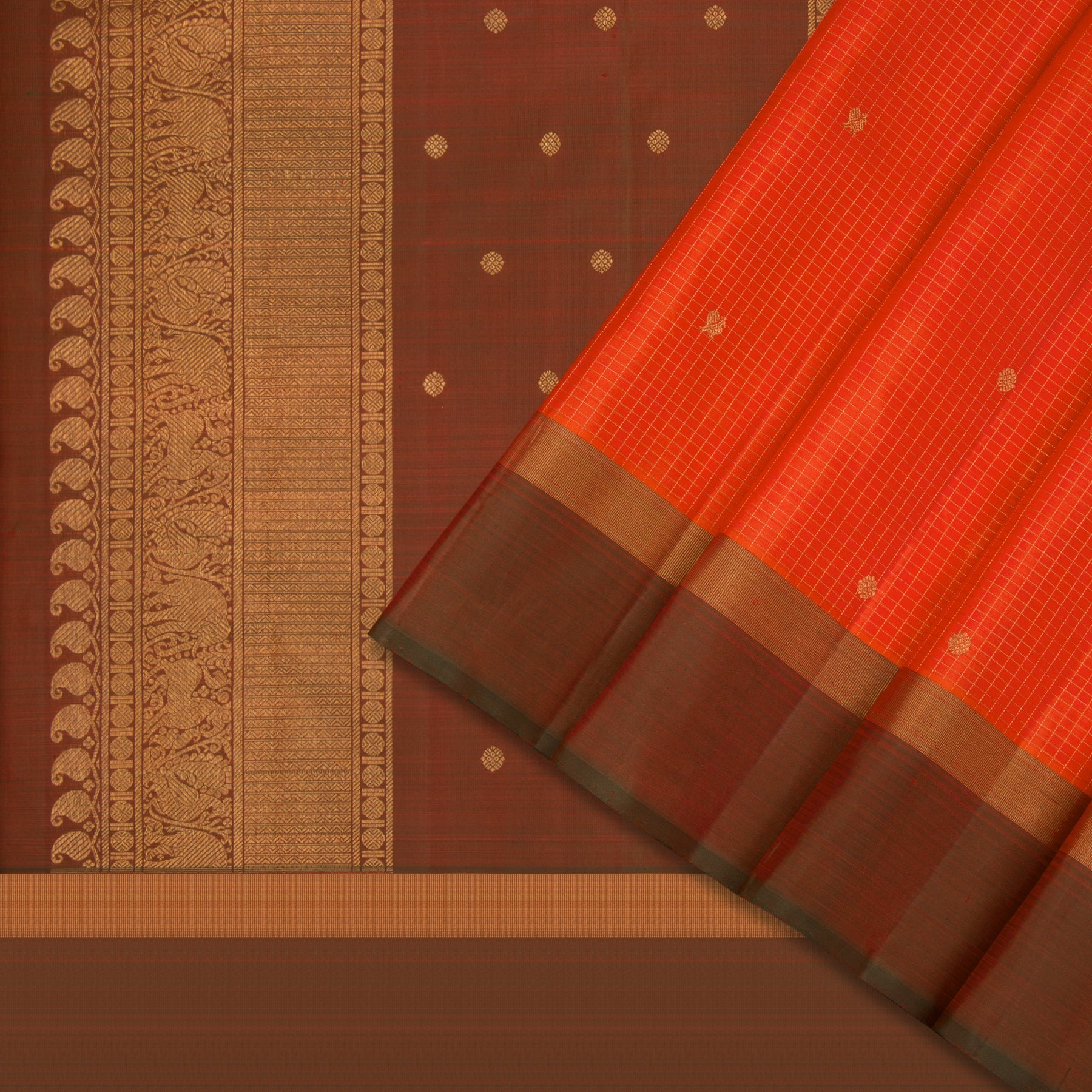 Kanakavalli Kanjivaram Silk Sari 23-599-HS001-06827 - Cover View