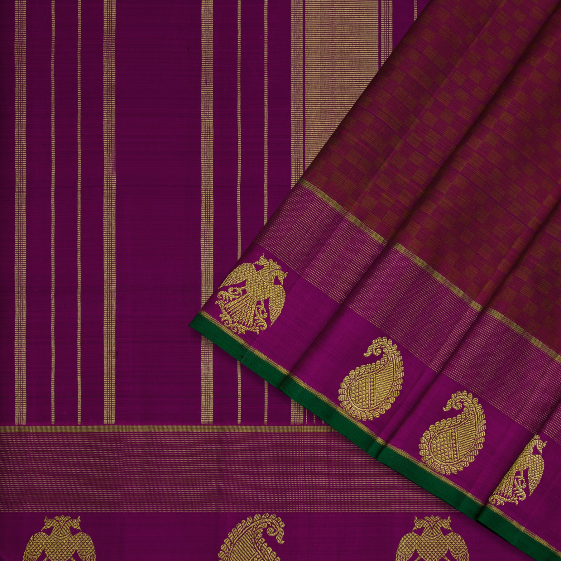 Kanakavalli Kanjivaram Silk Sari 23-599-HS001-08151 - Cover View