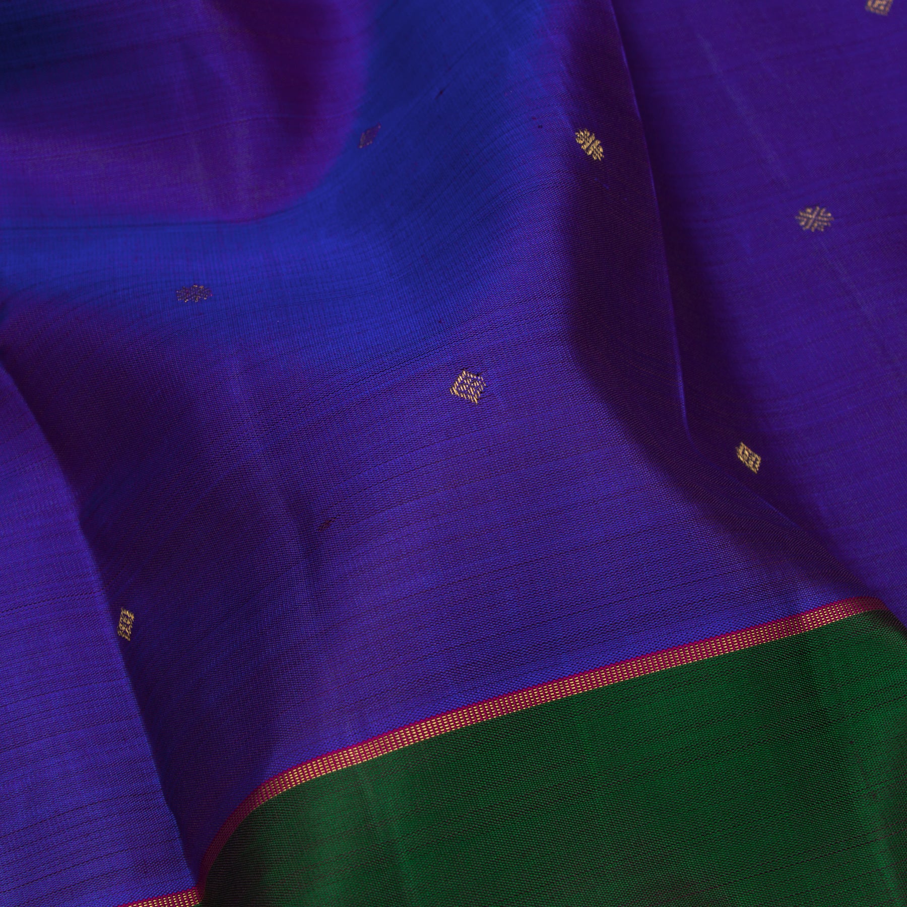 Kanakavalli Kanjivaram Silk Sari 23-599-HS001-08173 - Fabric View