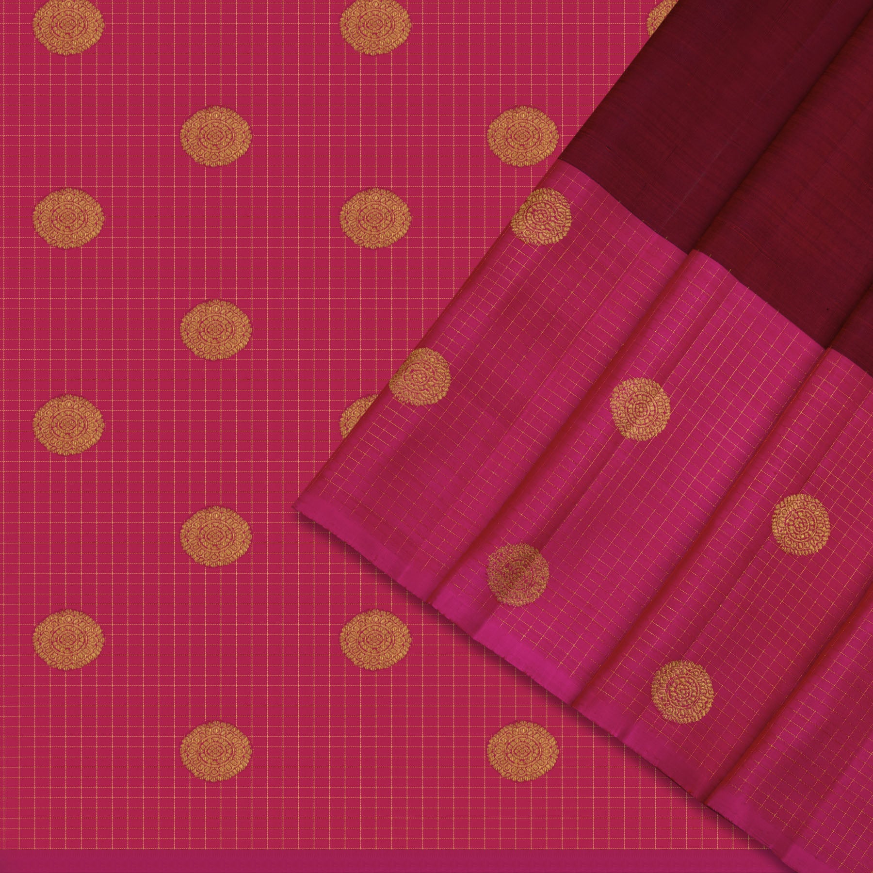 Kanakavalli Kanjivaram Silk Sari 23-599-HS001-08184 - Cover View