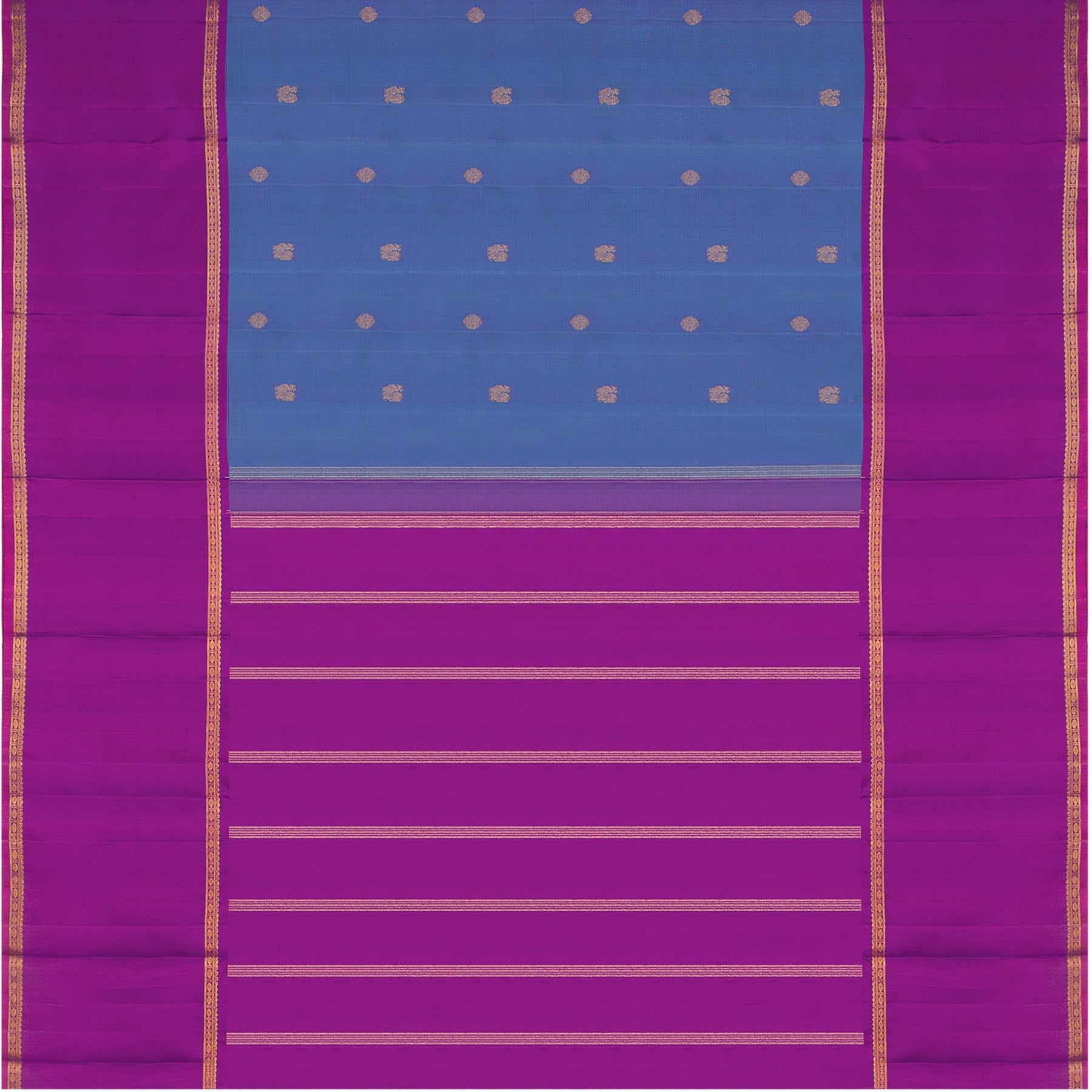 Kanakavalli Kanjivaram Silk Sari 23-599-HS001-08188 - Full View
