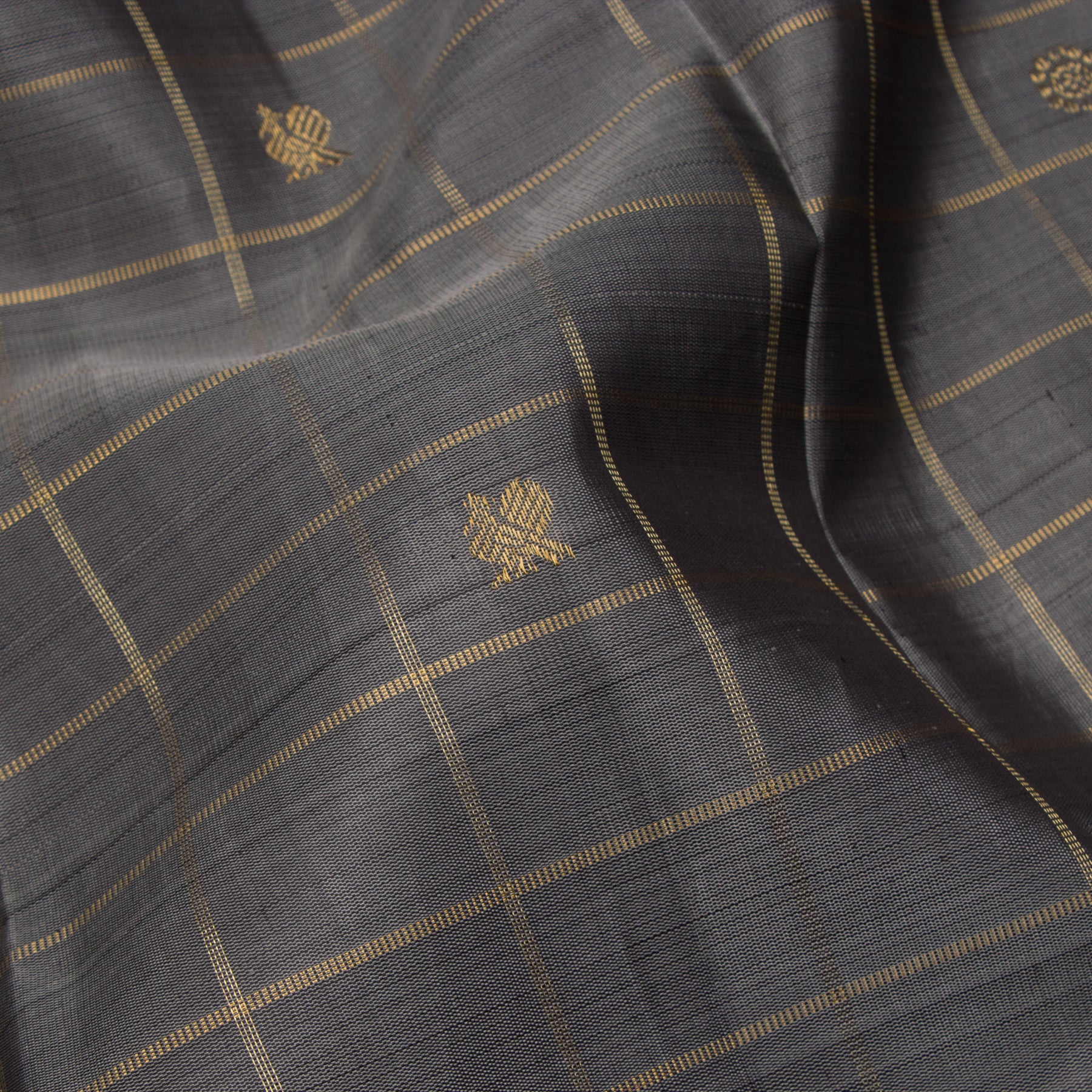 Kanakavalli Kanjivaram Silk Sari 23-599-HS001-08190 - Fabric View