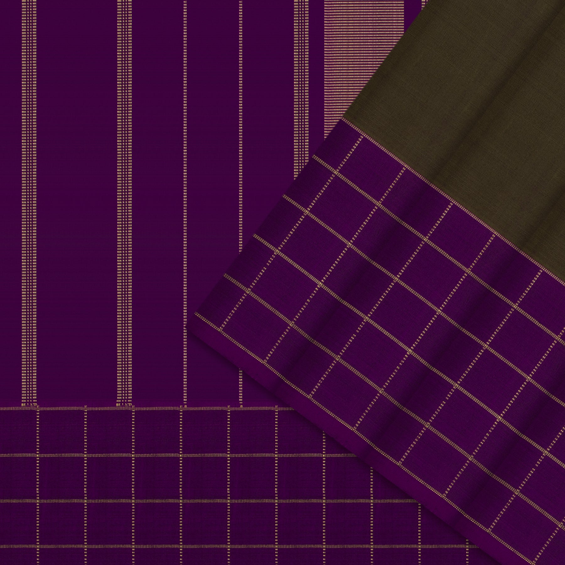 Kanakavalli Kanjivaram Silk Sari 23-599-HS001-09664 - Cover View