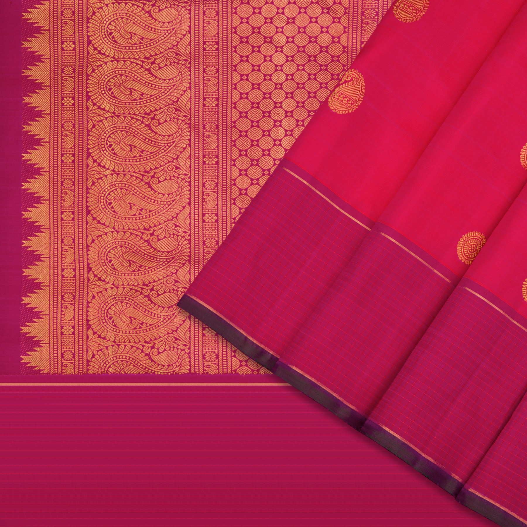 Kanakavalli Kanjivaram Silk Sari 23-599-HS001-09685 - Cover View