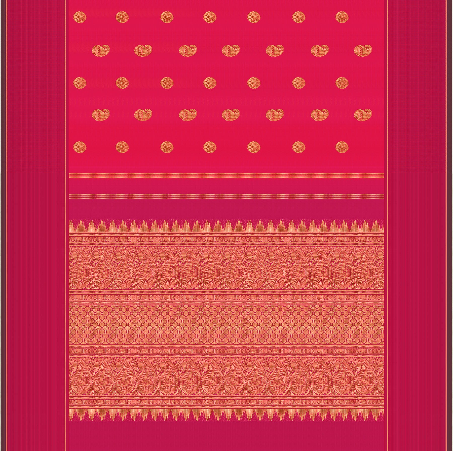 Kanakavalli Kanjivaram Silk Sari 23-599-HS001-09685 - Full View