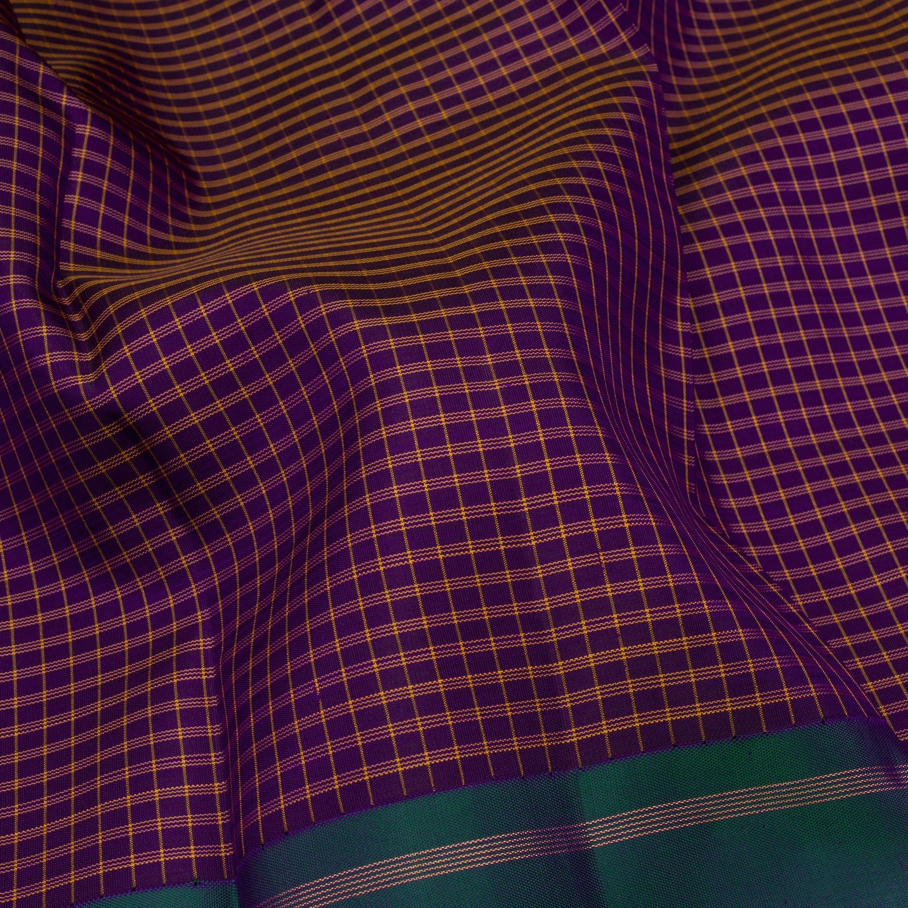 Kanakavalli Kanjivaram Silk Sari 23-599-HS001-09698 - Fabric View