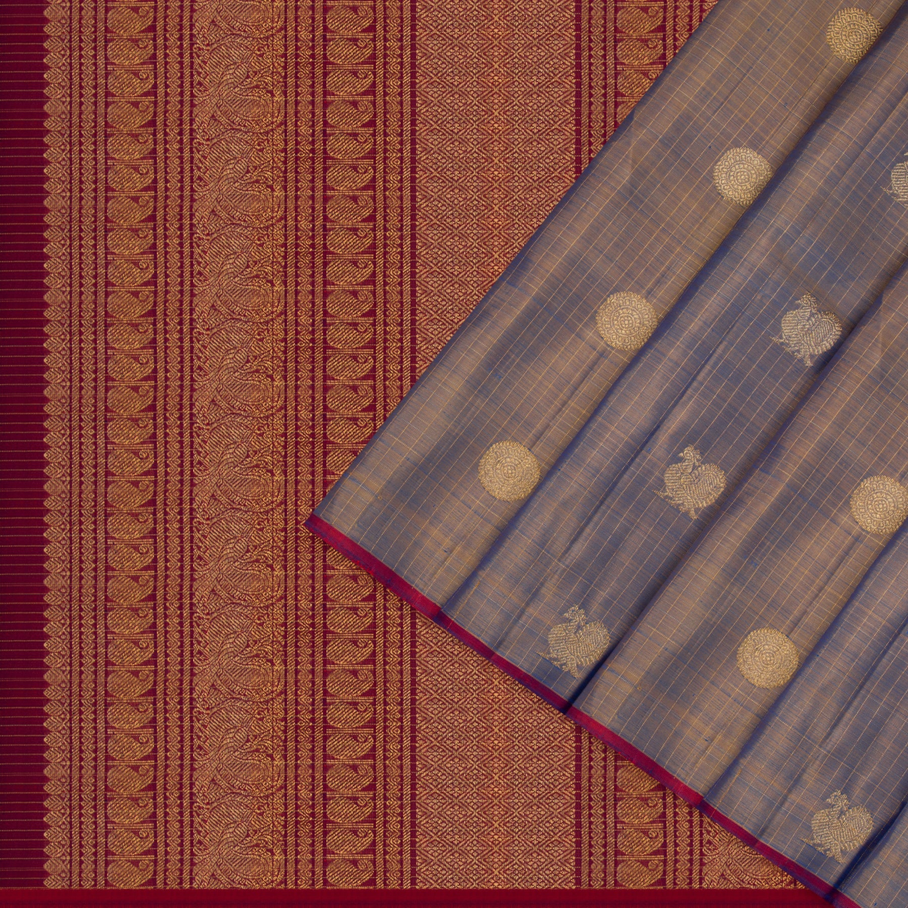 Kanakavalli Kanjivaram Silk Sari 23-599-HS001-09706 - Cover View