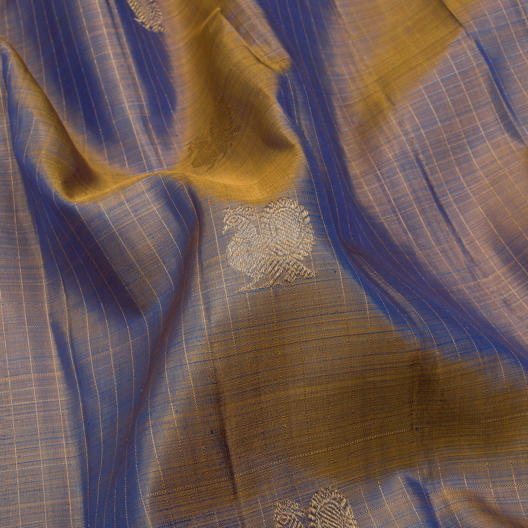 Kanakavalli Kanjivaram Silk Sari 23-599-HS001-09706 - Fabric View