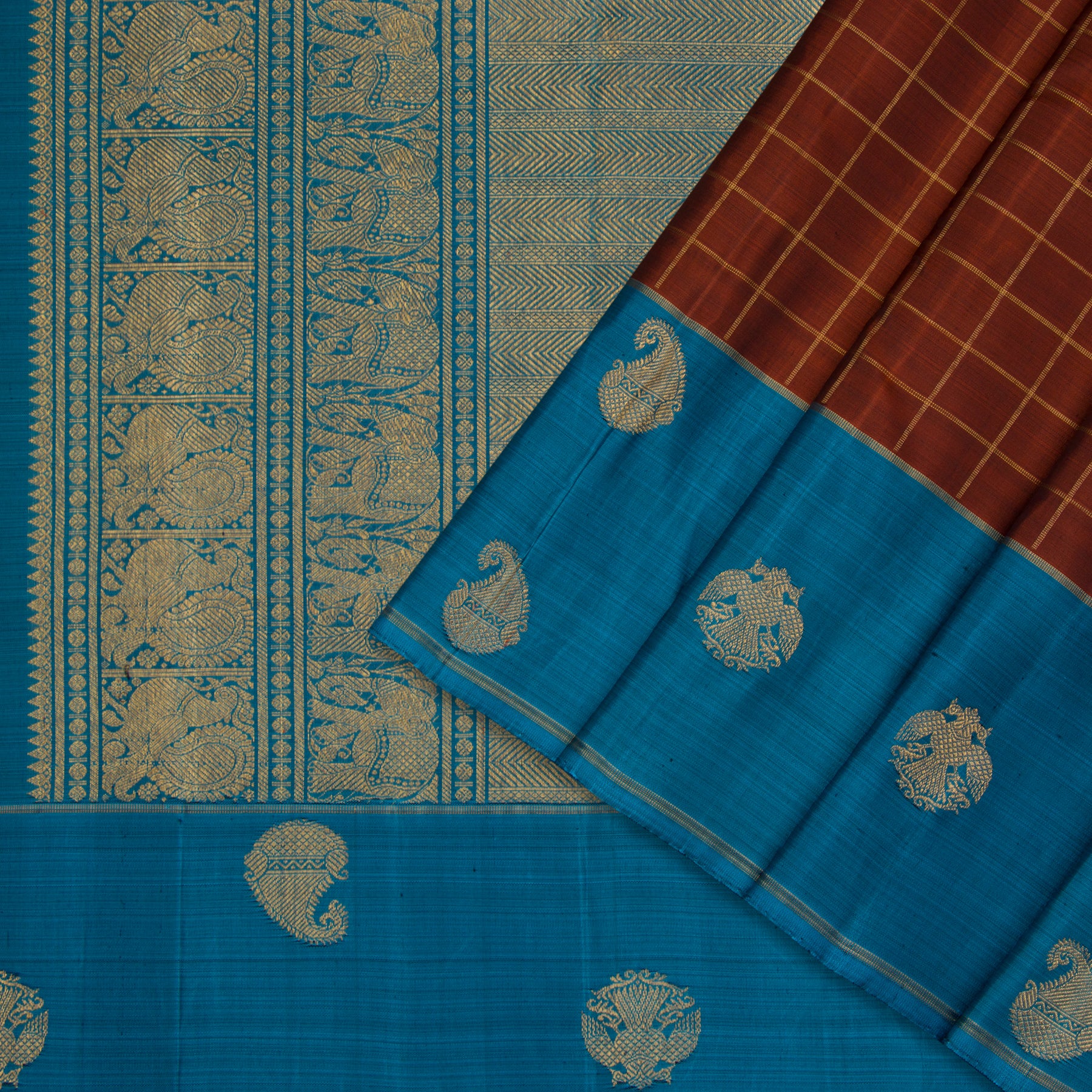 Kanakavalli Kanjivaram Silk Sari 23-599-HS001-09709 - Cover View