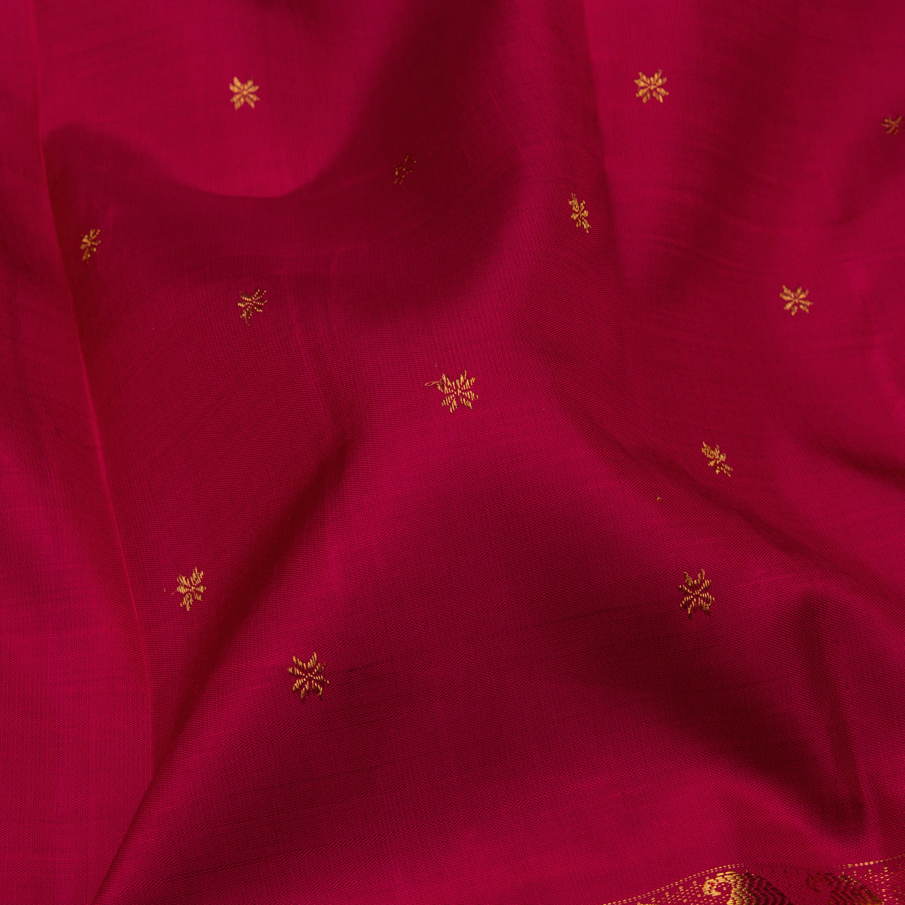 Kanakavalli Kanjivaram Silk Sari 23-599-HS001-09739 - Fabric View