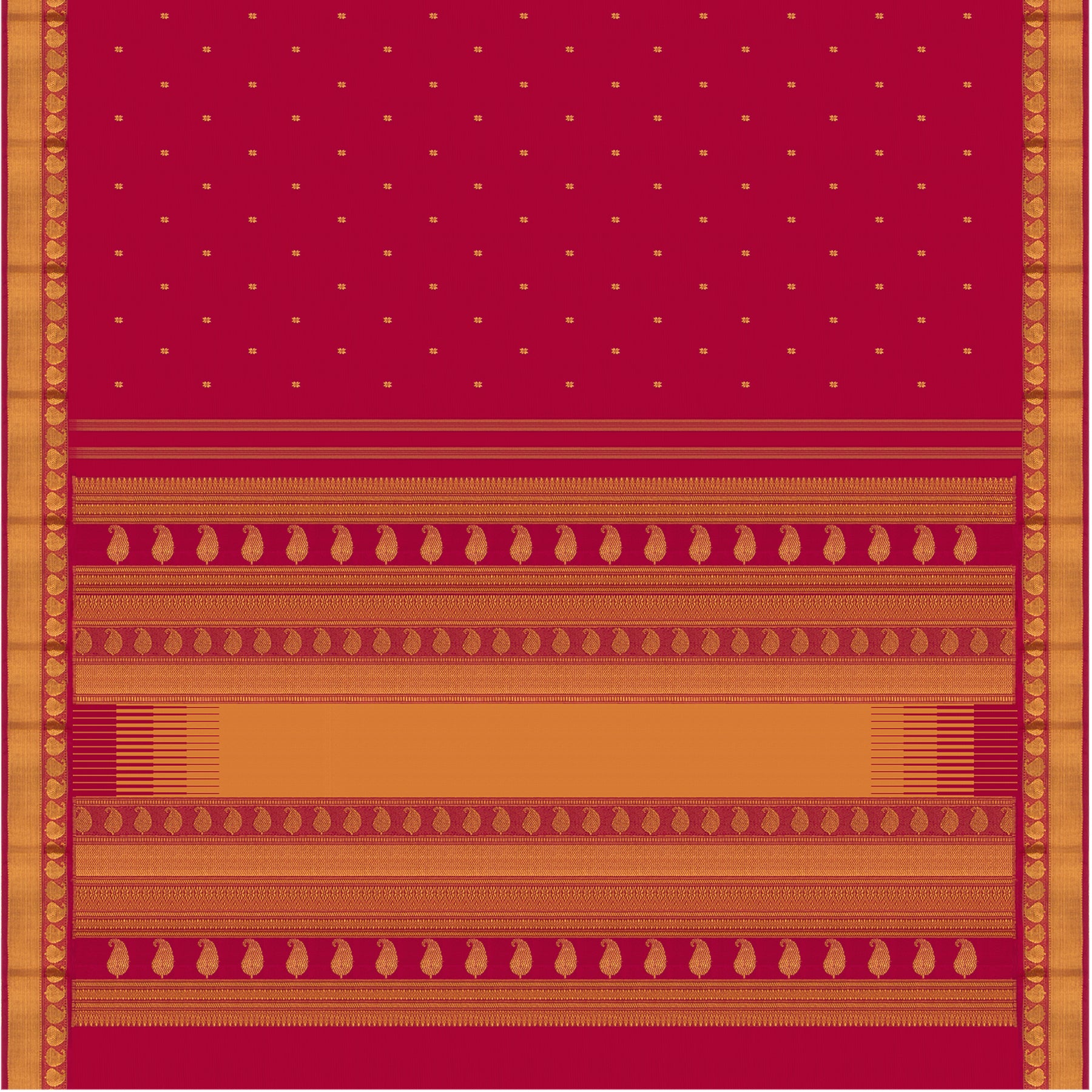 Kanakavalli Kanjivaram Silk Sari 23-599-HS001-09739 - Full View