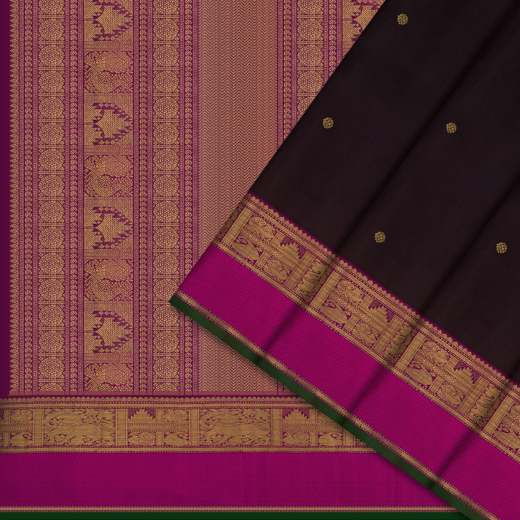 Kanakavalli Kanjivaram Silk Sari 23-599-HS001-09764 - Cover View