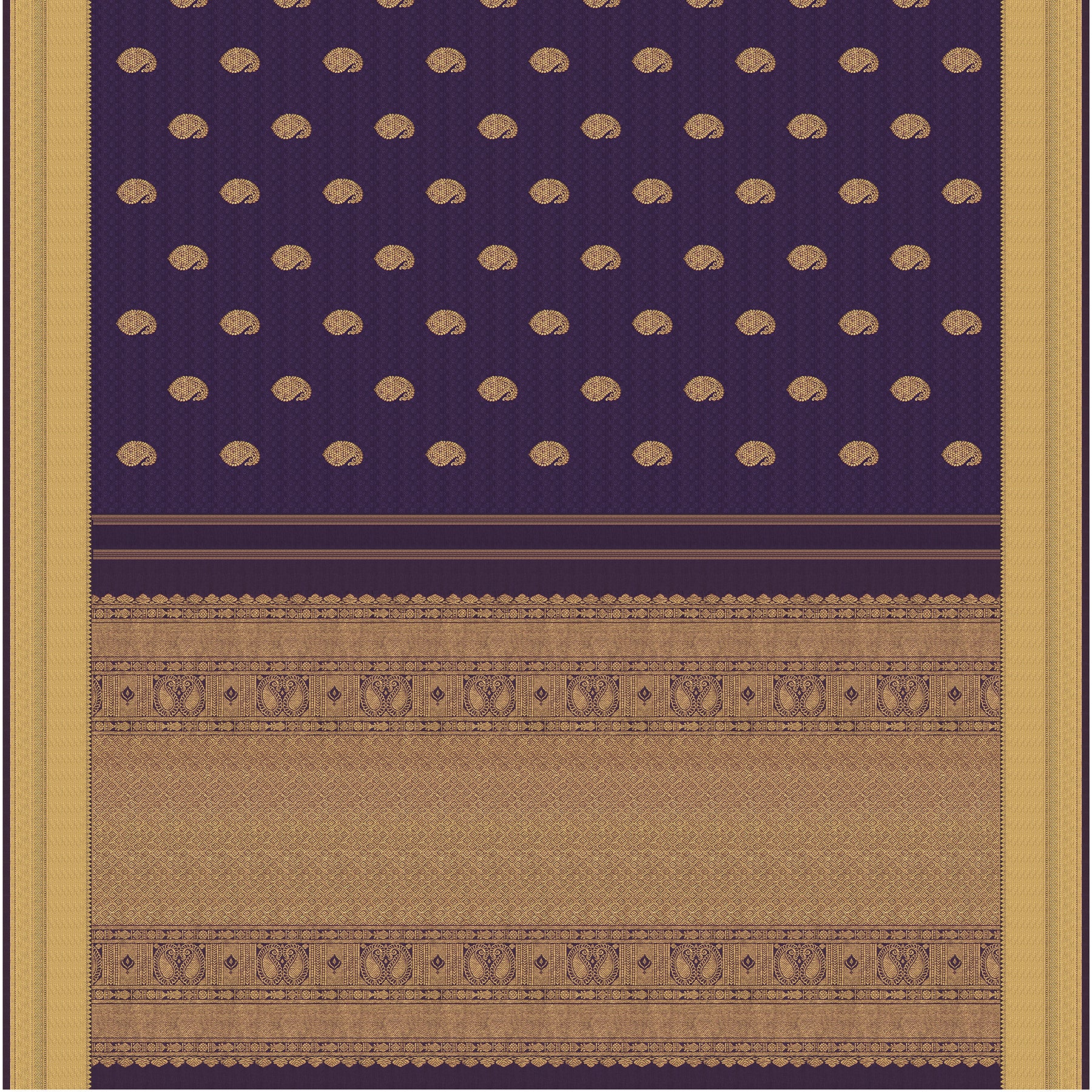 Kanakavalli Kanjivaram Silk Sari 23-599-HS001-09769 - Full View