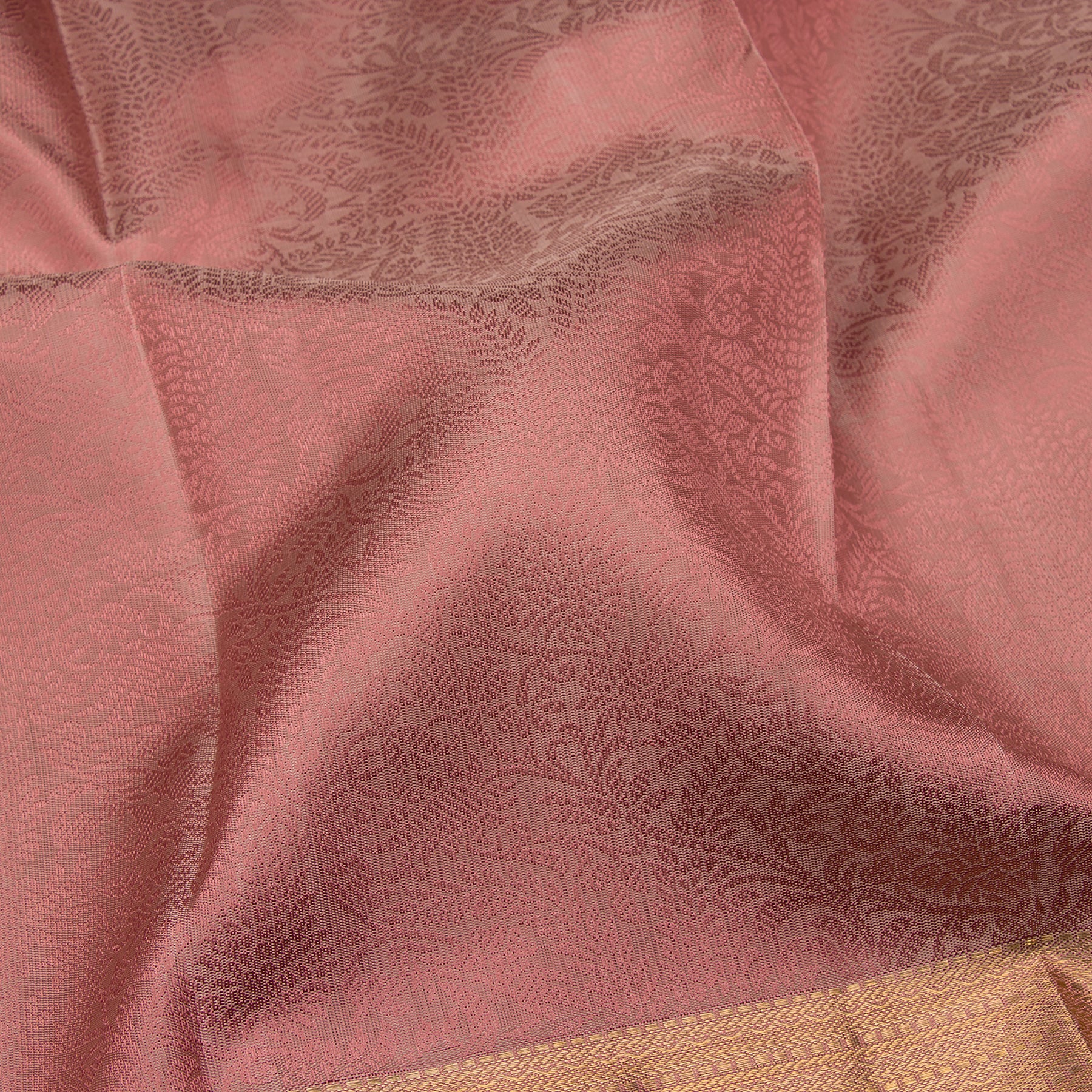 Kanakavalli Kanjivaram Silk Sari 23-599-HS001-10758 - Fabric View