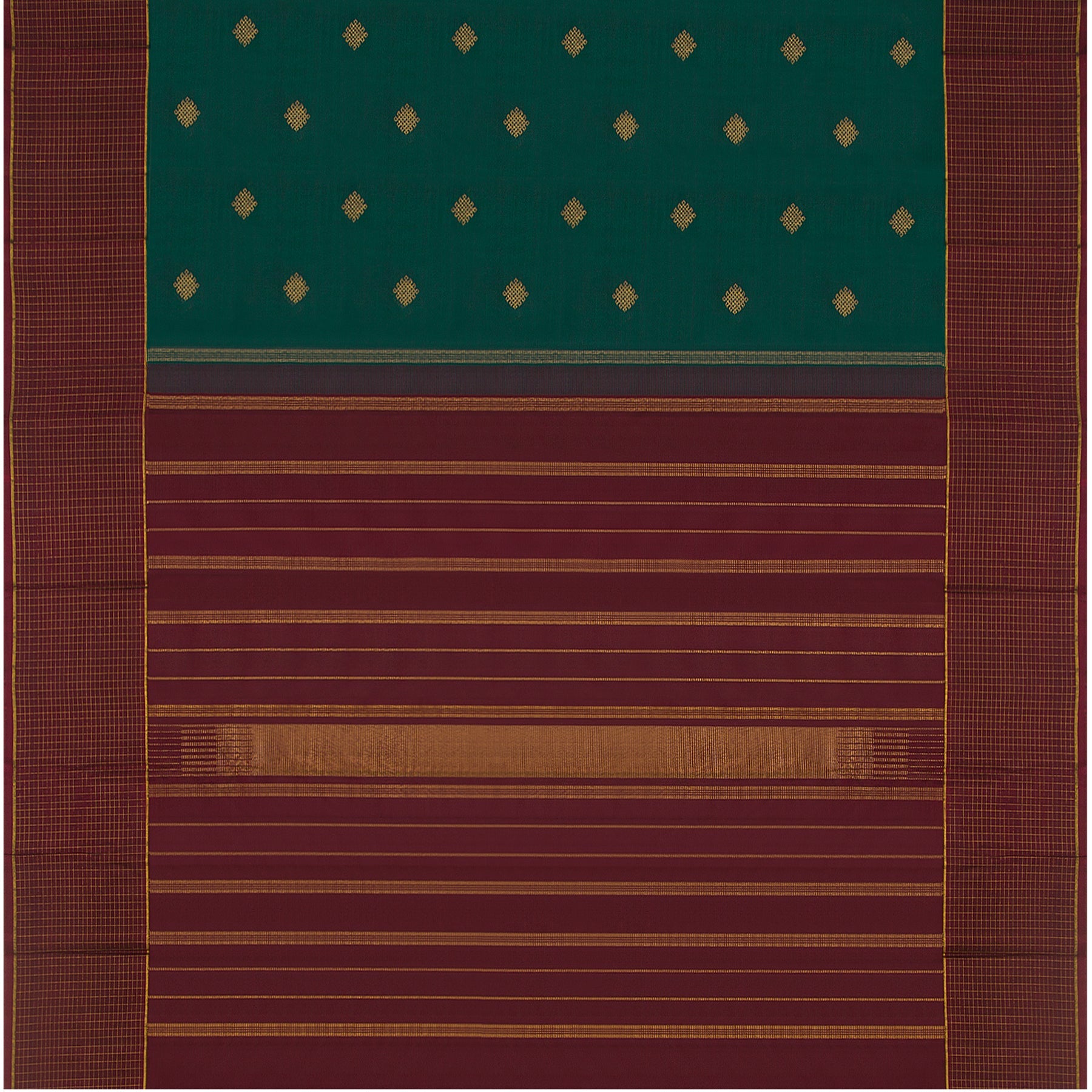 Kanakavalli Kanjivaram Silk Sari 23-599-HS001-11157 - Full View