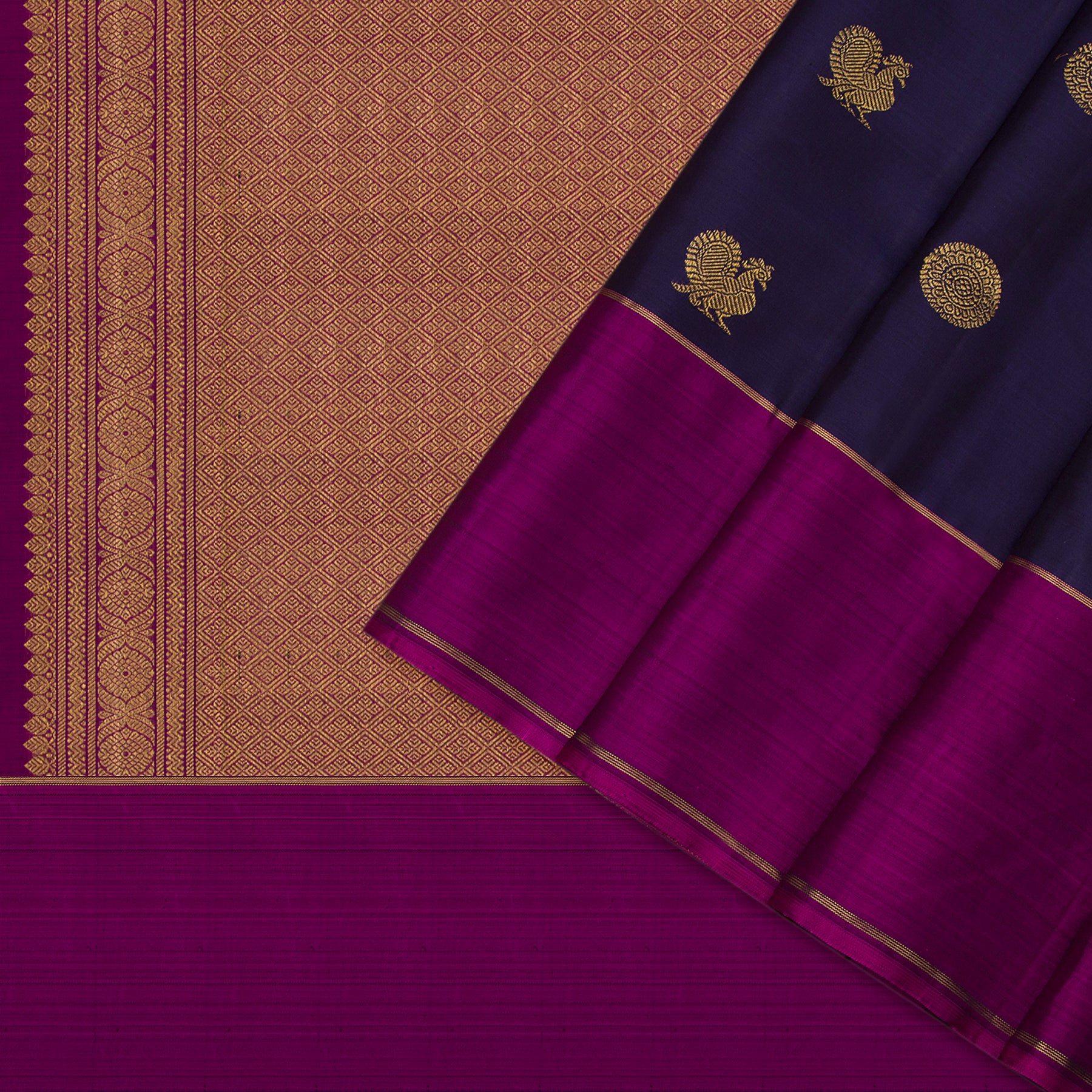 Kanakavalli Kanjivaram Silk Sari 23-599-HS001-11174 - Cover View