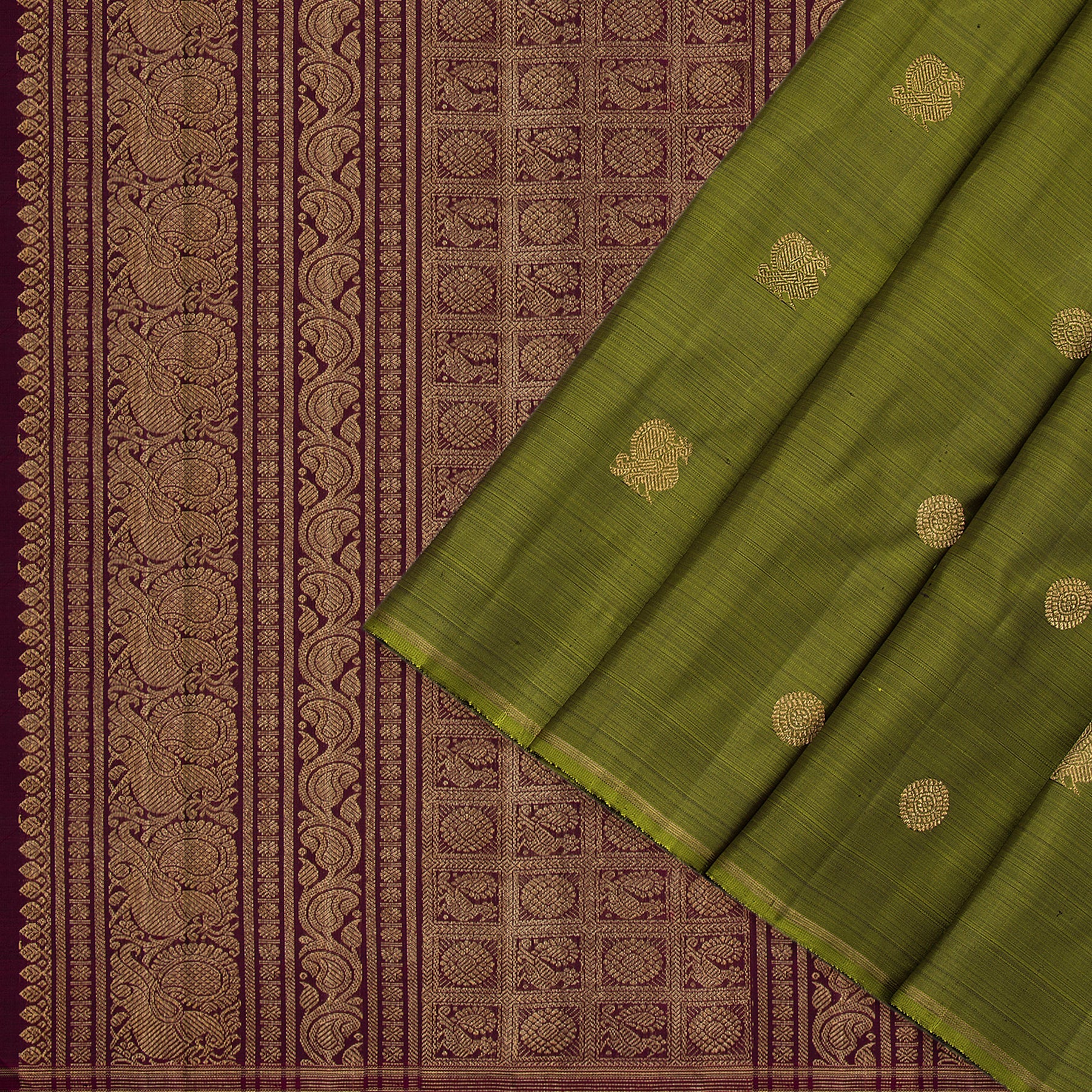 Kanakavalli Kanjivaram Silk Sari 23-599-HS001-11175 - Cover View
