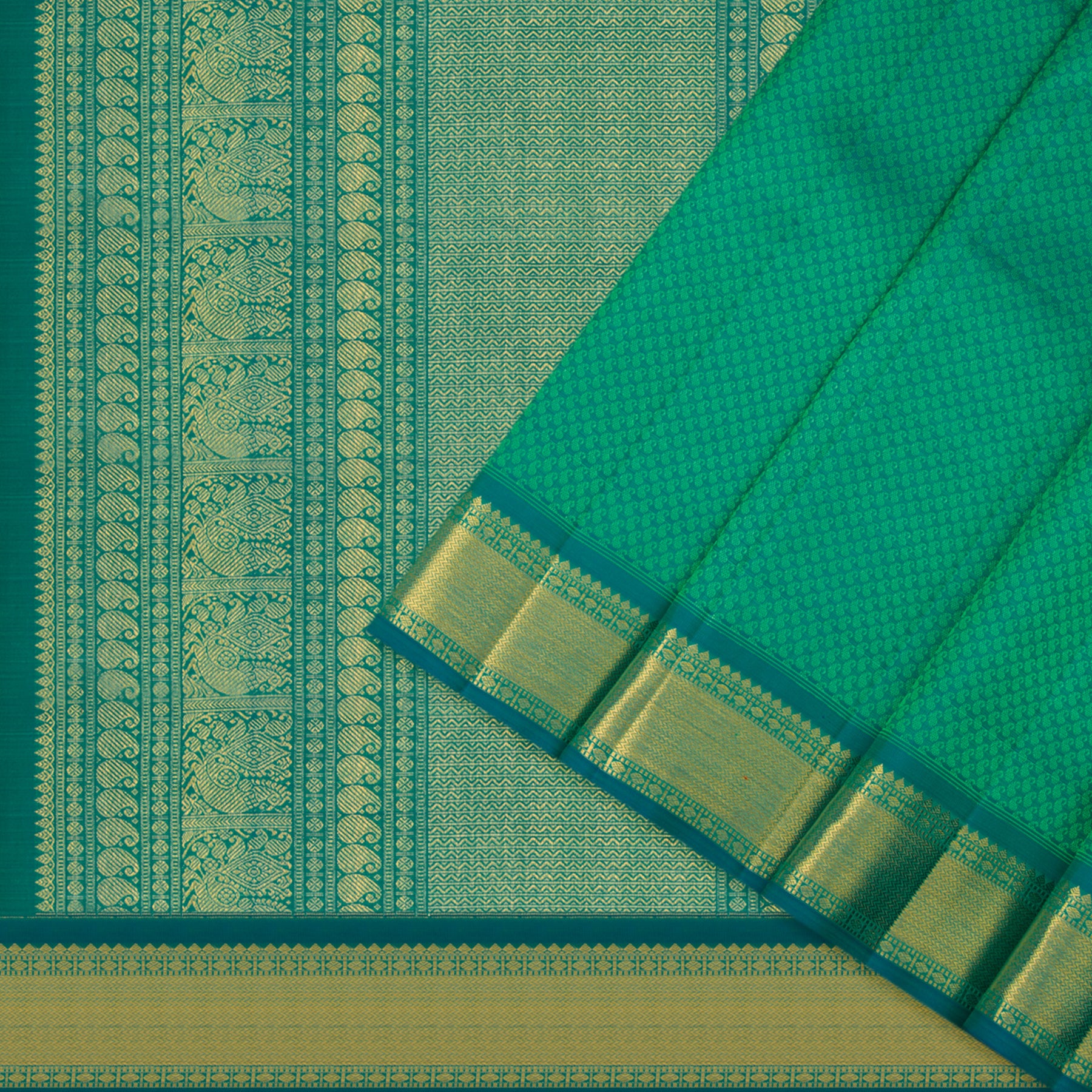 Kanakavalli Kanjivaram Silk Sari 23-599-HS001-11206 - Cover View