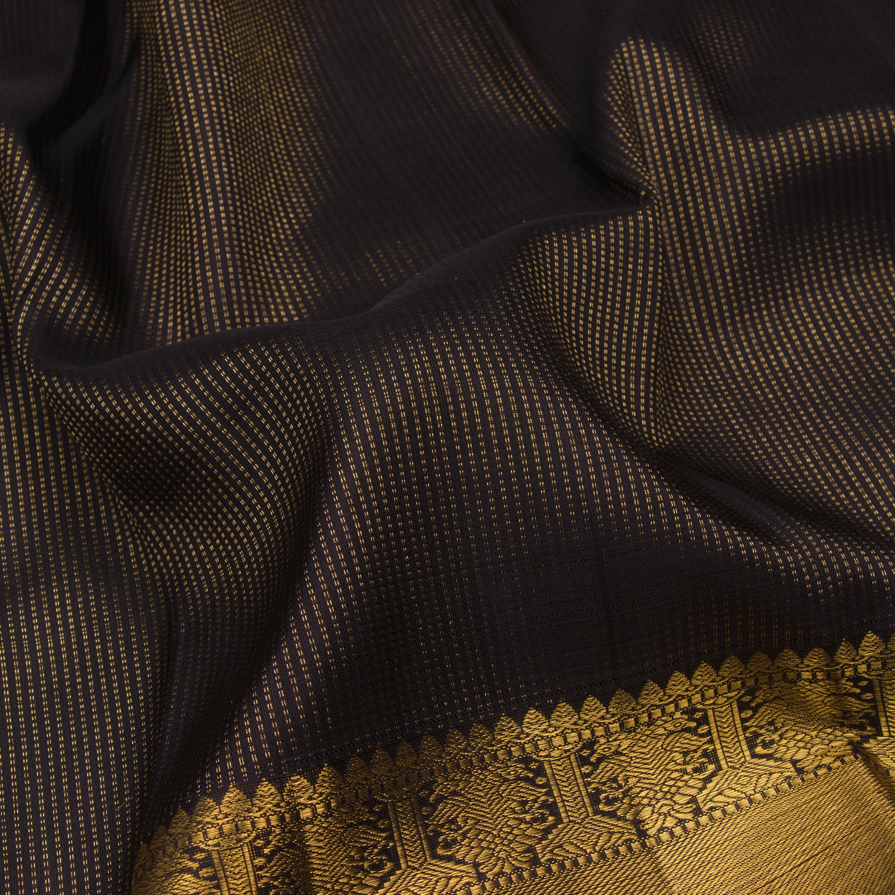 Kanakavalli Kanjivaram Silk Sari 23-599-HS001-11207 - Fabric View