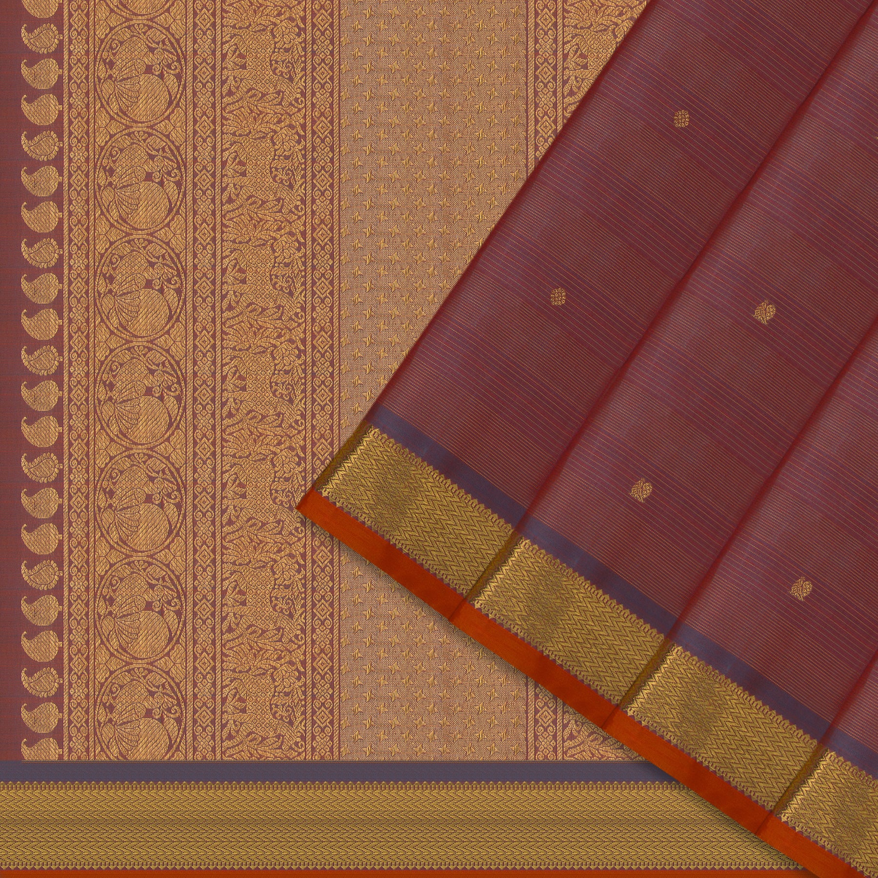 Kanakavalli Kanjivaram Silk Sari 23-599-HS001-11239 - Cover View