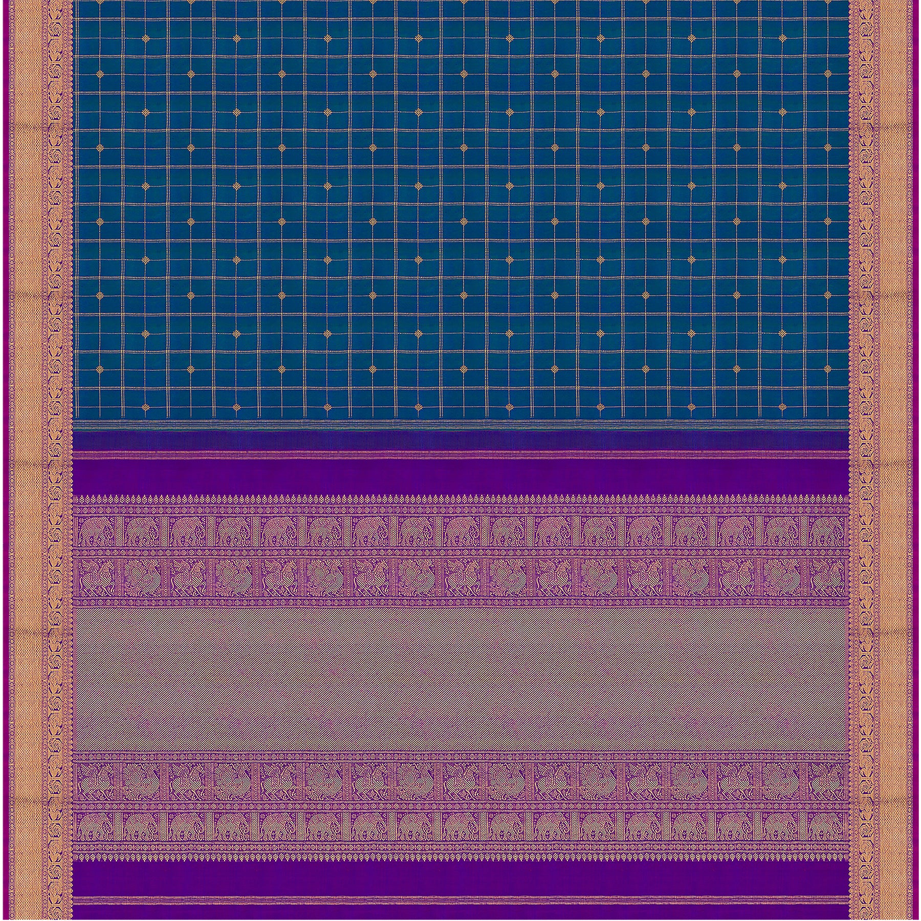 Kanakavalli Kanjivaram Silk Sari 23-599-HS001-11244 - Full VIew