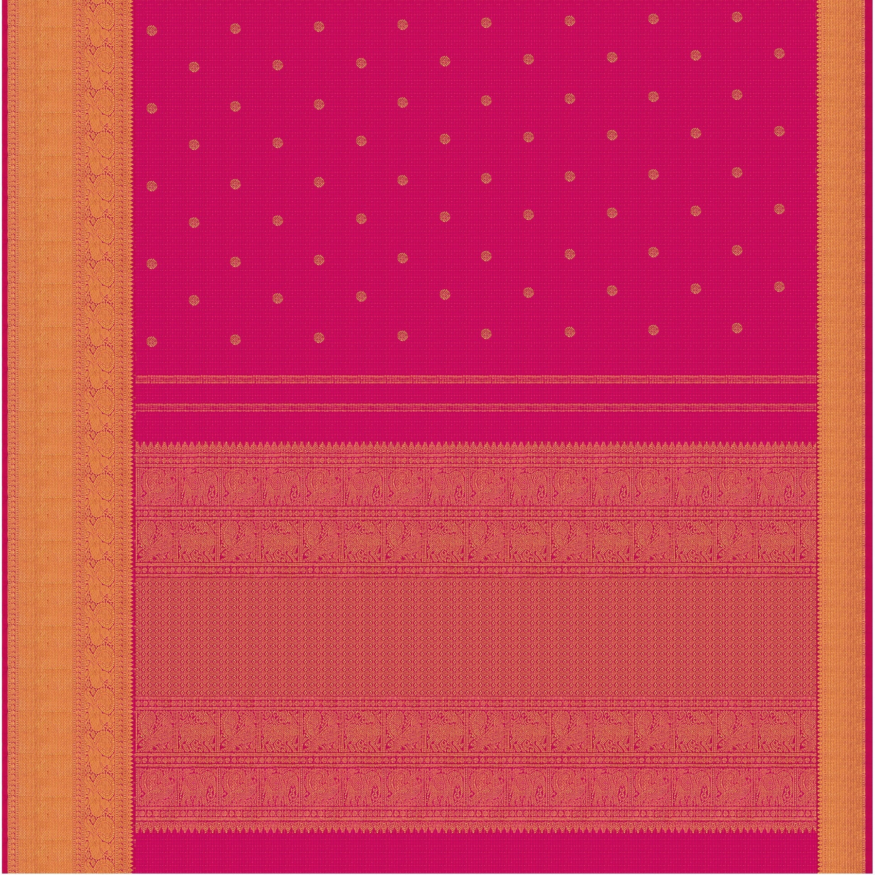 Kanakavalli Kanjivaram Silk Sari 23-599-HS001-11247 - Full View